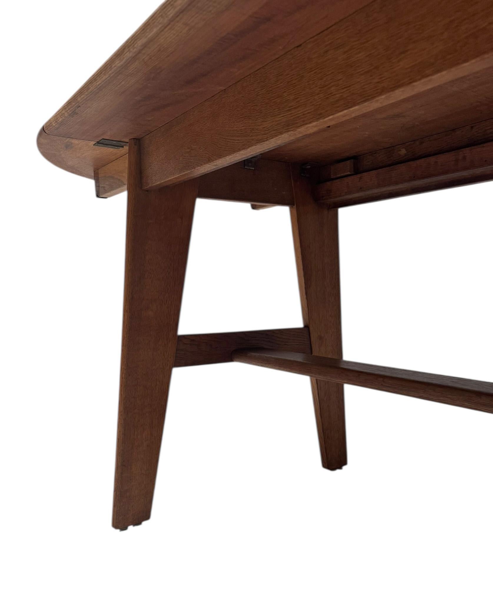 Modernist Art Deco Dining Room Table by Bas van Pelt for My Home, 1930s For Sale 5