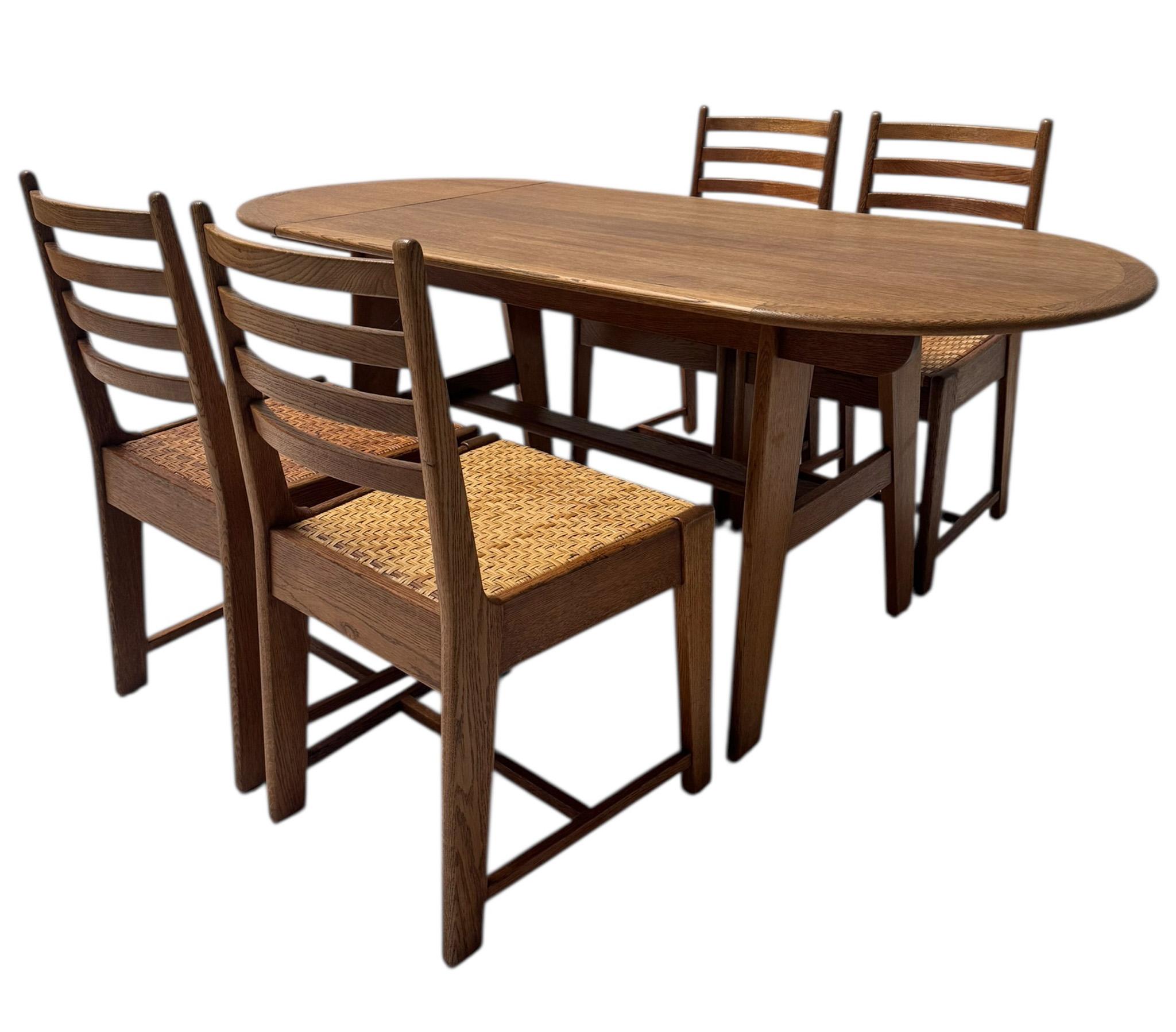 Modernist Art Deco Dining Room Table by Bas van Pelt for My Home, 1930s For Sale 7