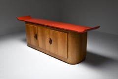 Modernist Art Deco Era Sideboard Japonoiserie