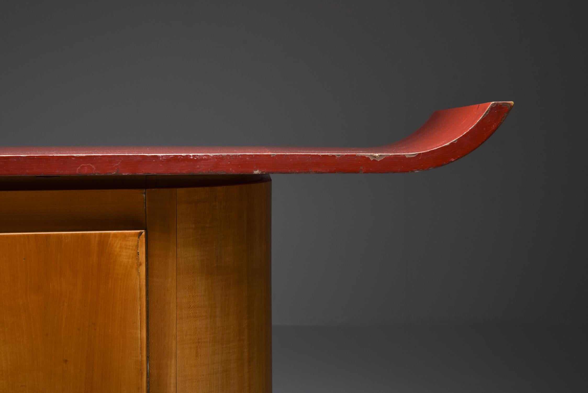 Mid-20th Century Modernist Art Deco Era Sideboard Japonoiserie