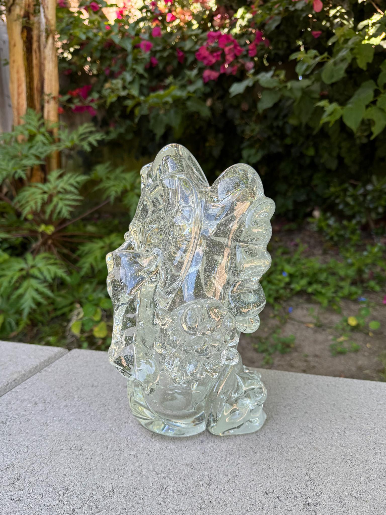 Scultura di pesce in vetro di arte moderna, 20° secolo in vendita 4