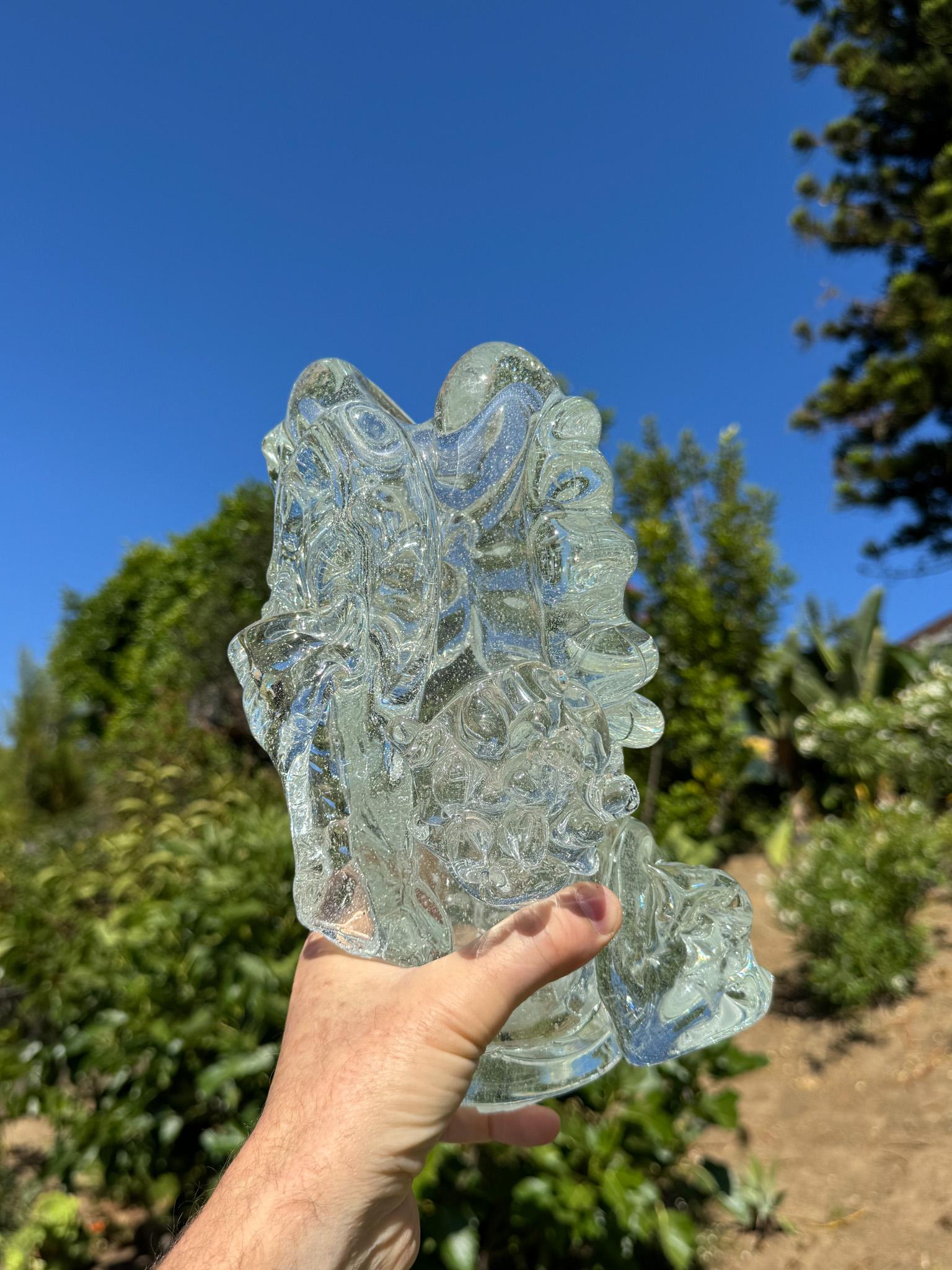 Scultura di pesce in vetro di arte moderna, 20° secolo in vendita 7