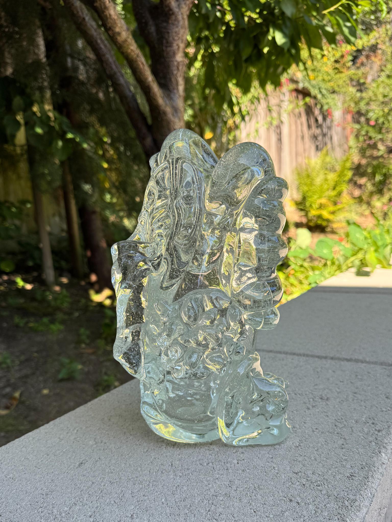 Scultura di pesce in vetro di arte moderna, 20° secolo in vendita 8