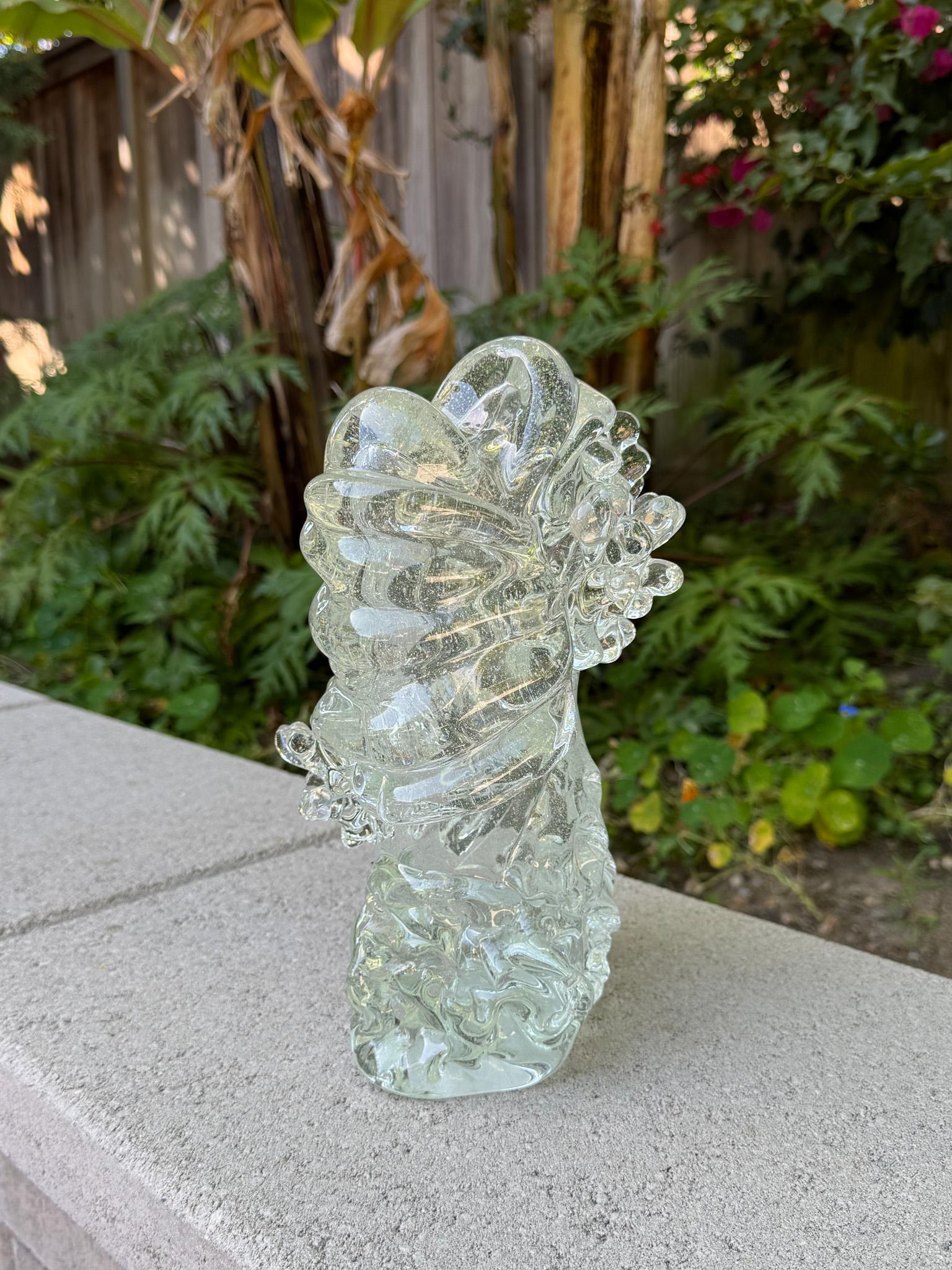 Scultura di pesce in vetro di arte moderna, 20° secolo in vendita 9
