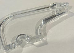 Modernist Art Glass Polar Bear Sculpture / Paperweight