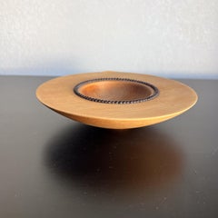 Modernist Art Sculptural Kauri Wood Bowl Beddek NZ