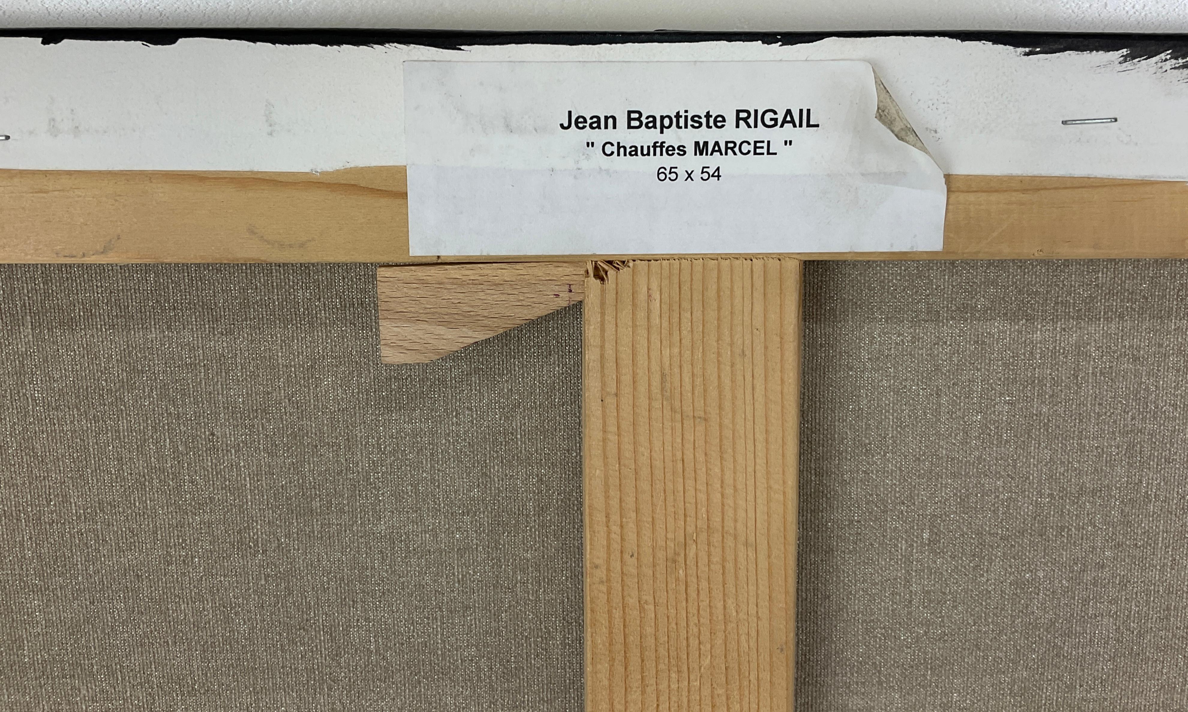 Mid-Century Modern Jean-Bapiste Rigail French Midcentury Modern Art Featuring Musicians For Sale