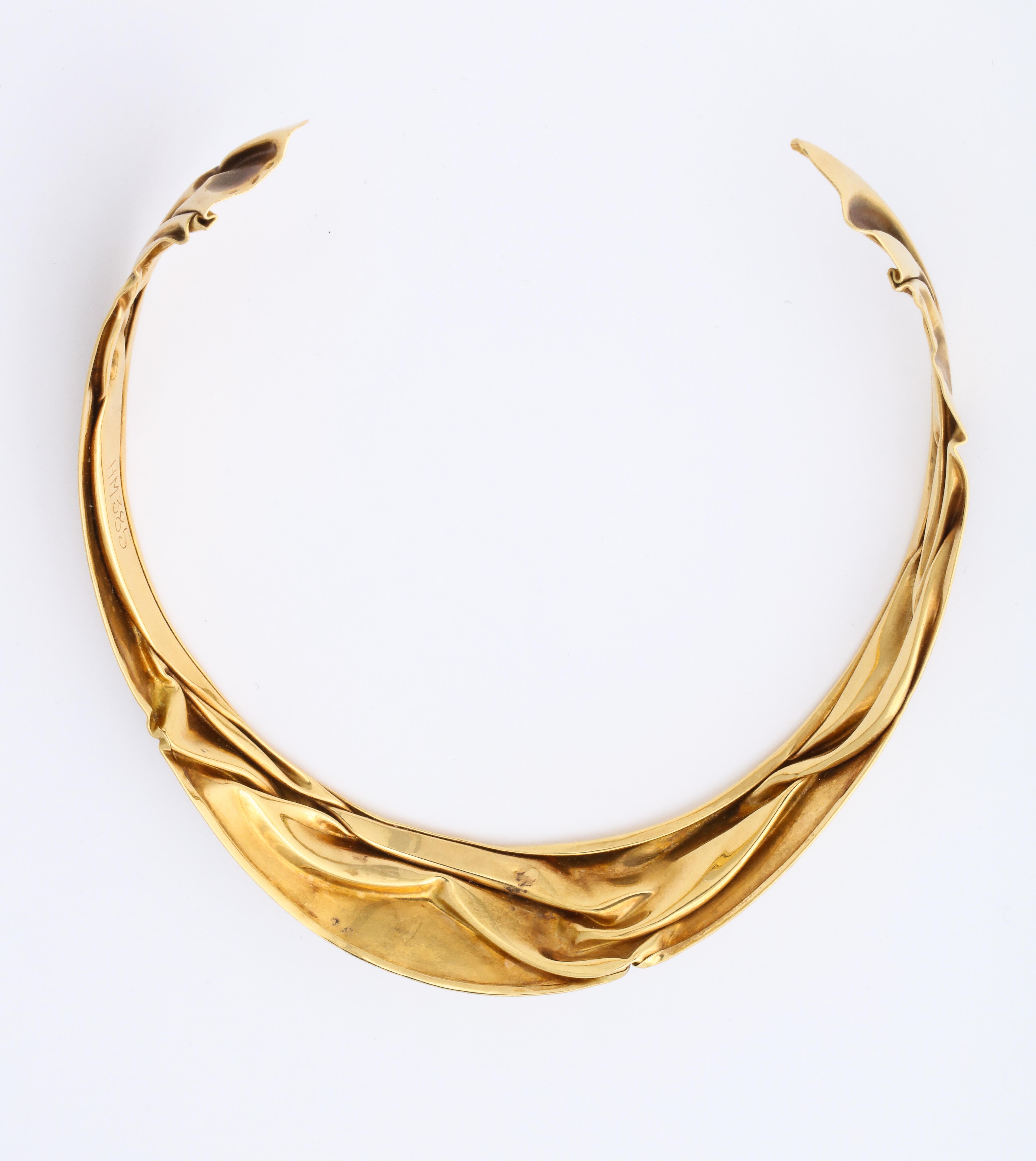 Modernist Articulated Gold Collar 2