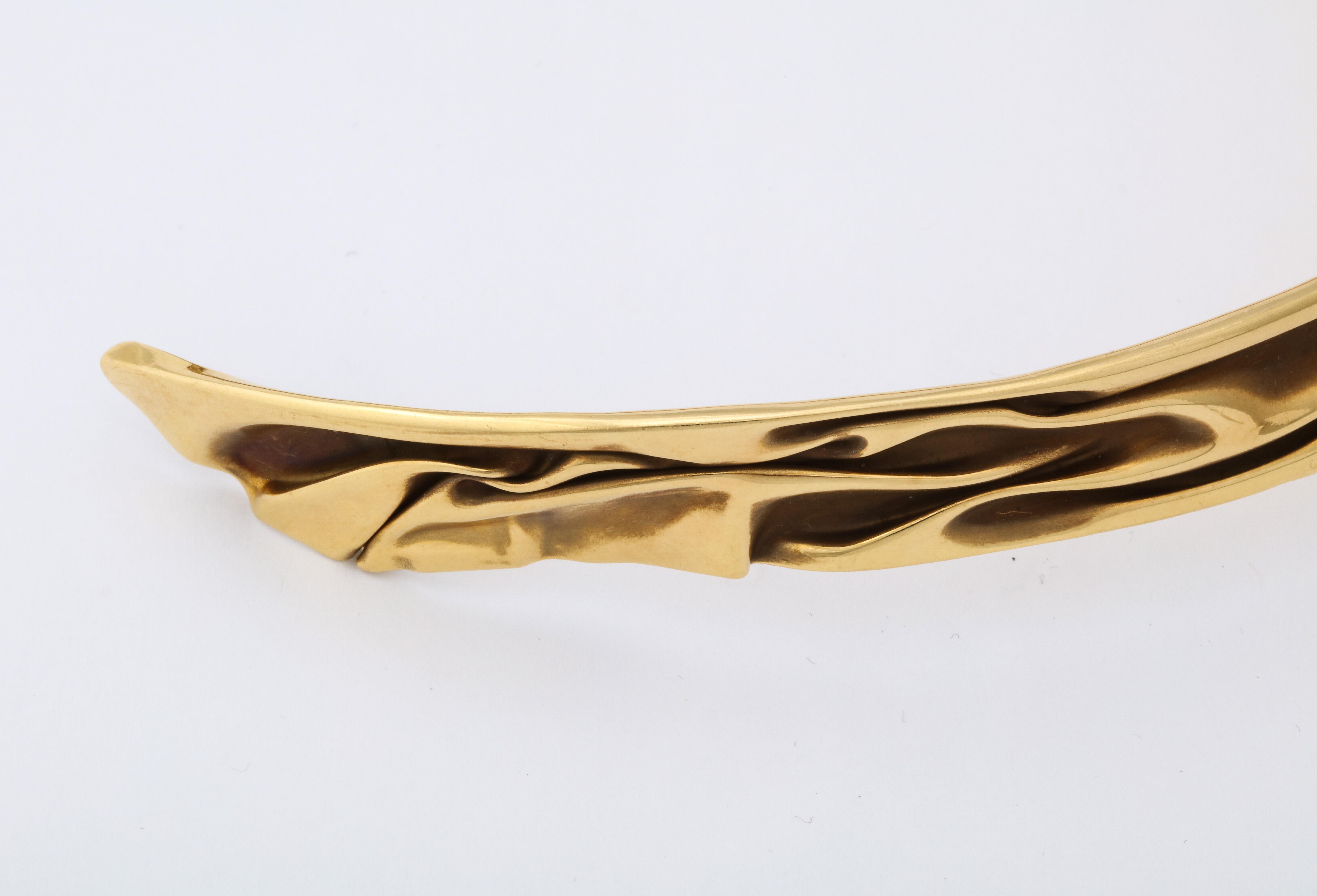 Modernist Articulated Gold Collar 4