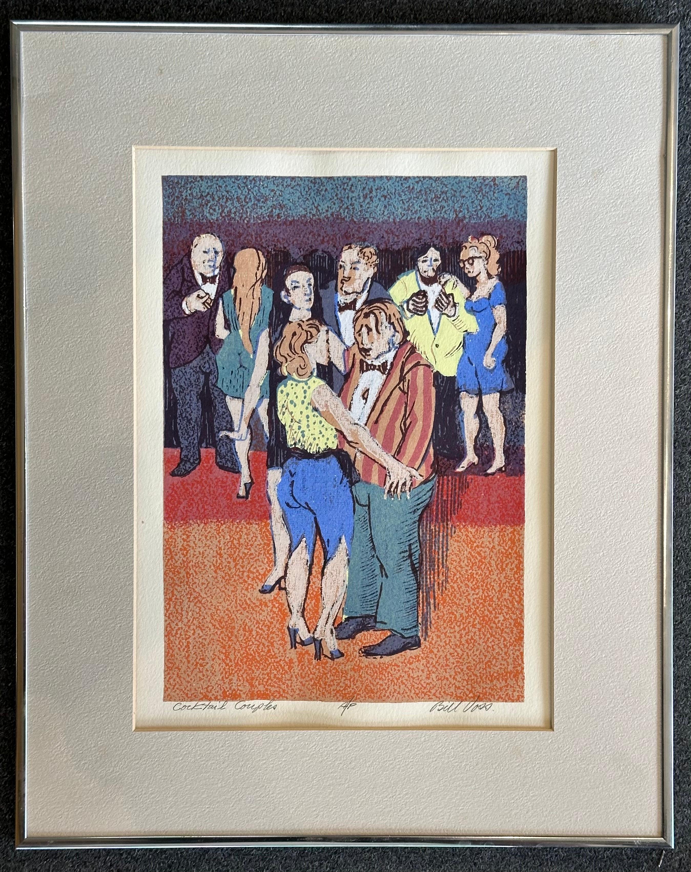 Épreuve d'artiste moderniste (A/P) de la lithographie 
