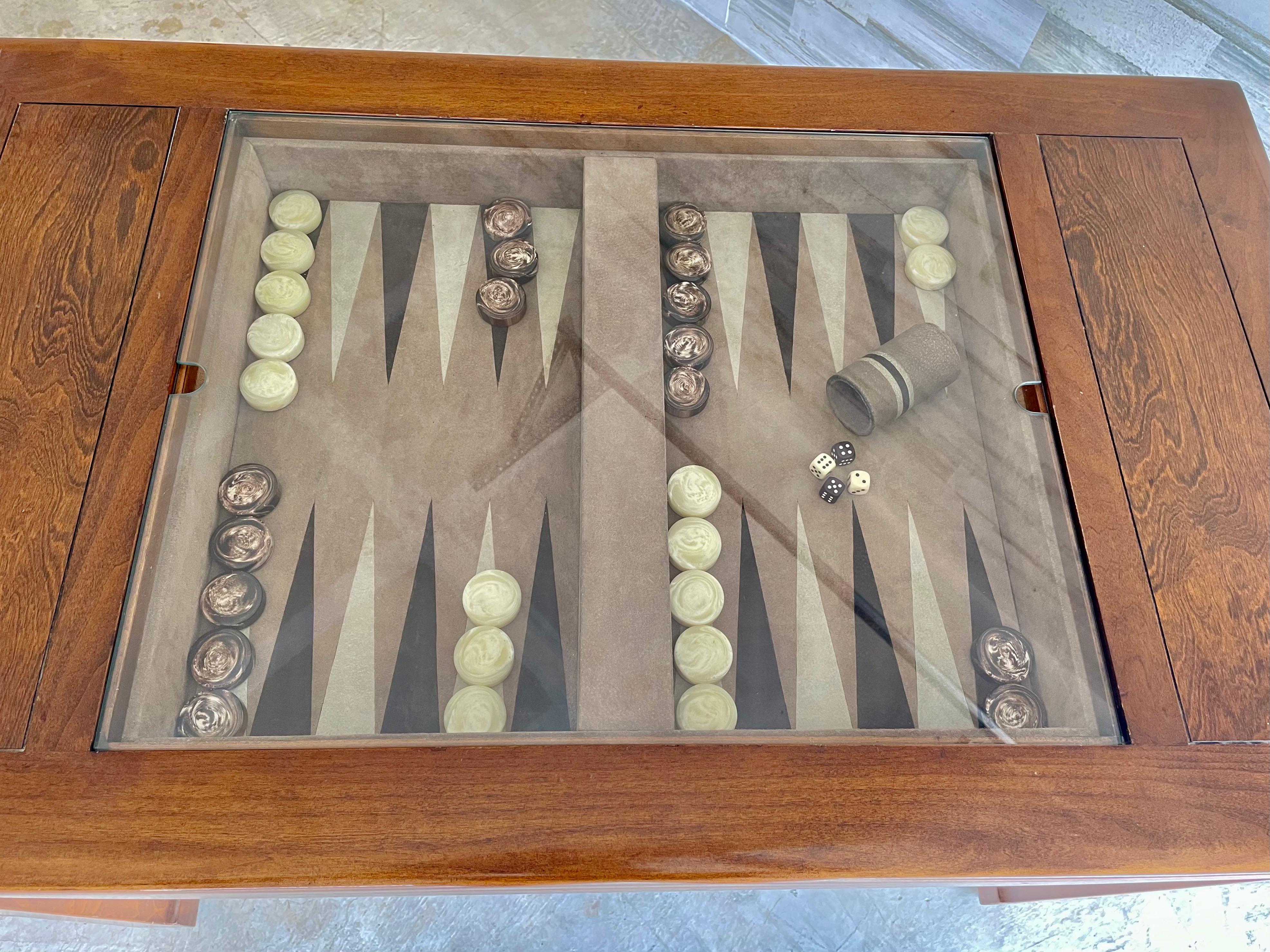Modernist Asian Style Backgammon Table 1