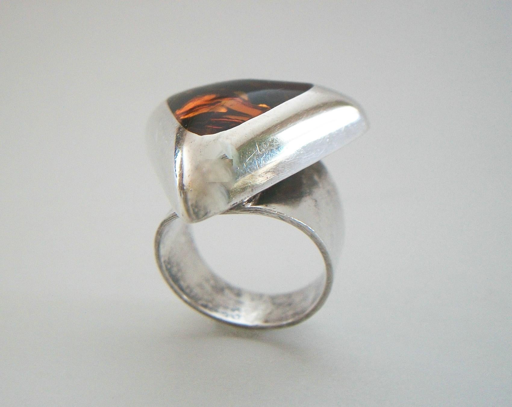 amber wedding ring