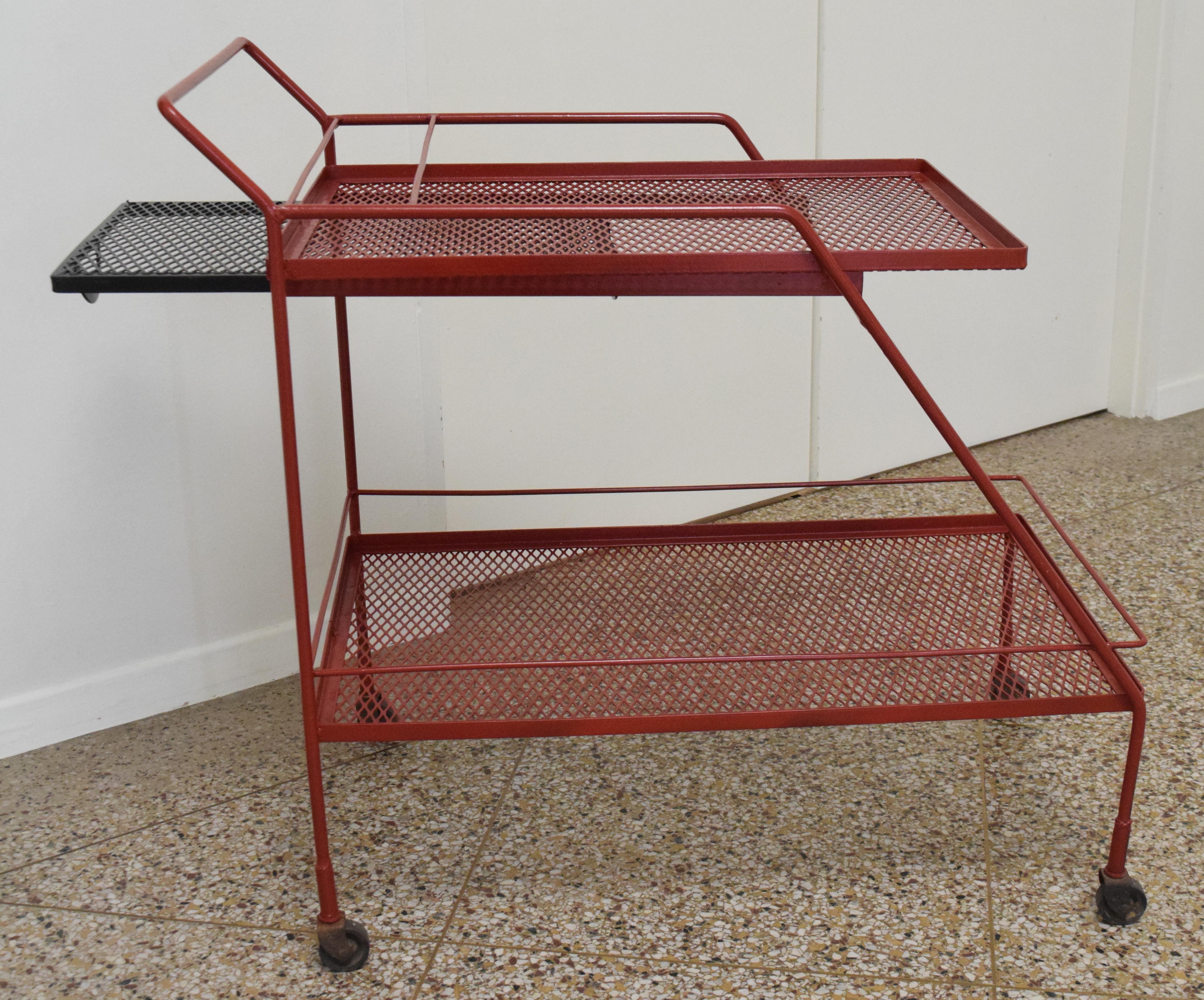 Unknown Modernist Bar Cart  For Sale