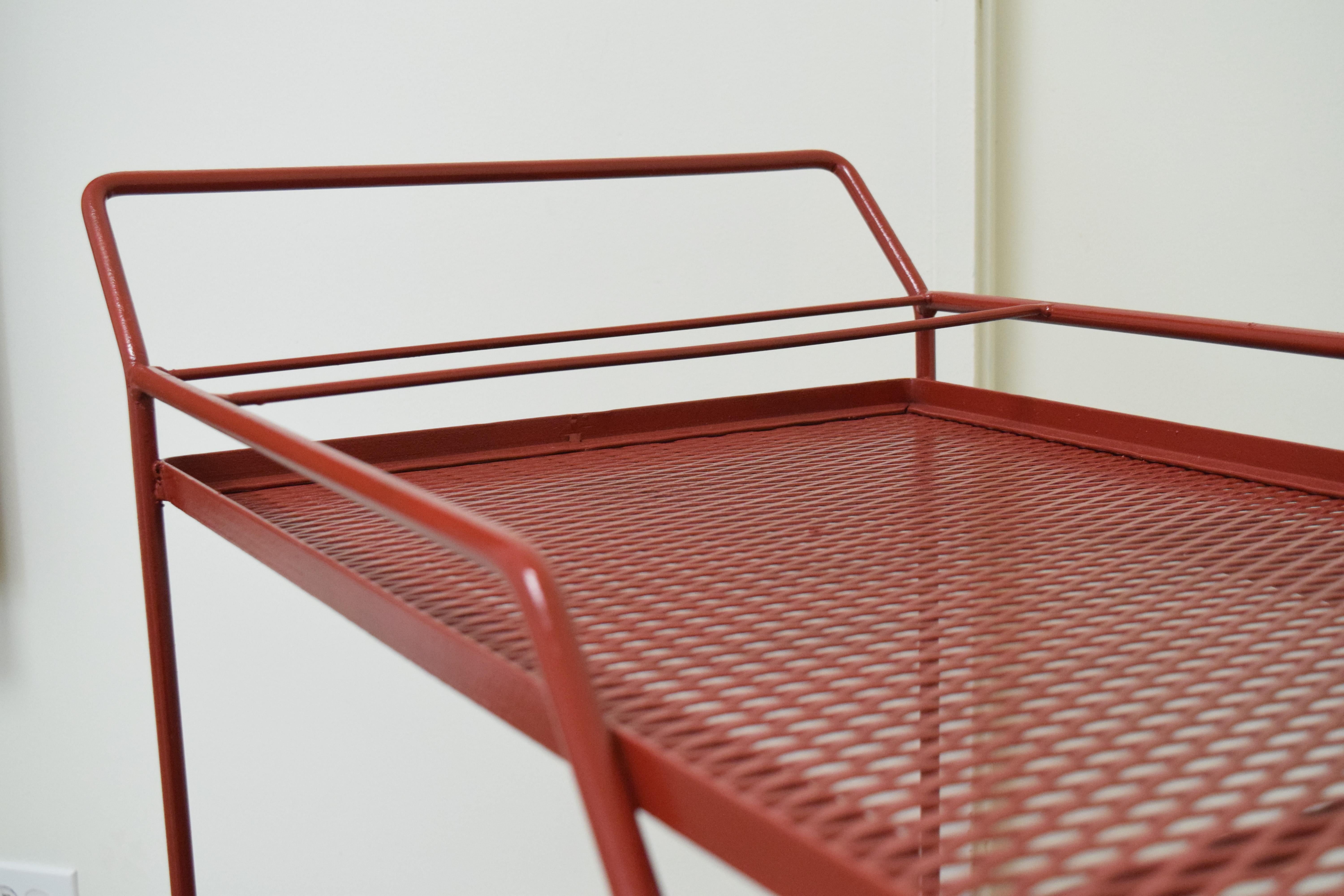 Mid-20th Century Modernist Bar Cart  For Sale