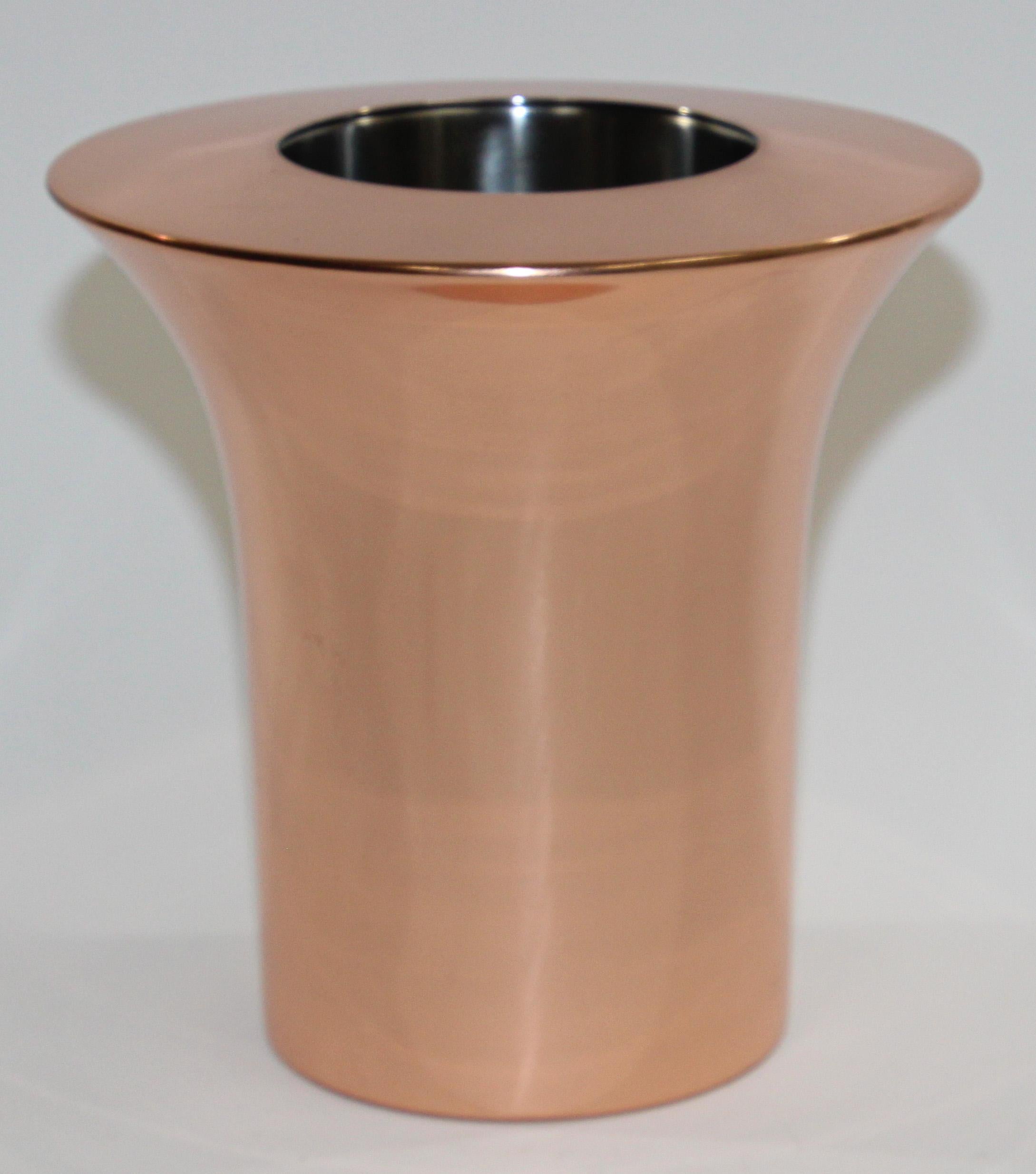 Modernist Bar Copper Wine Cooler by Tom Dixon London For Sale 2