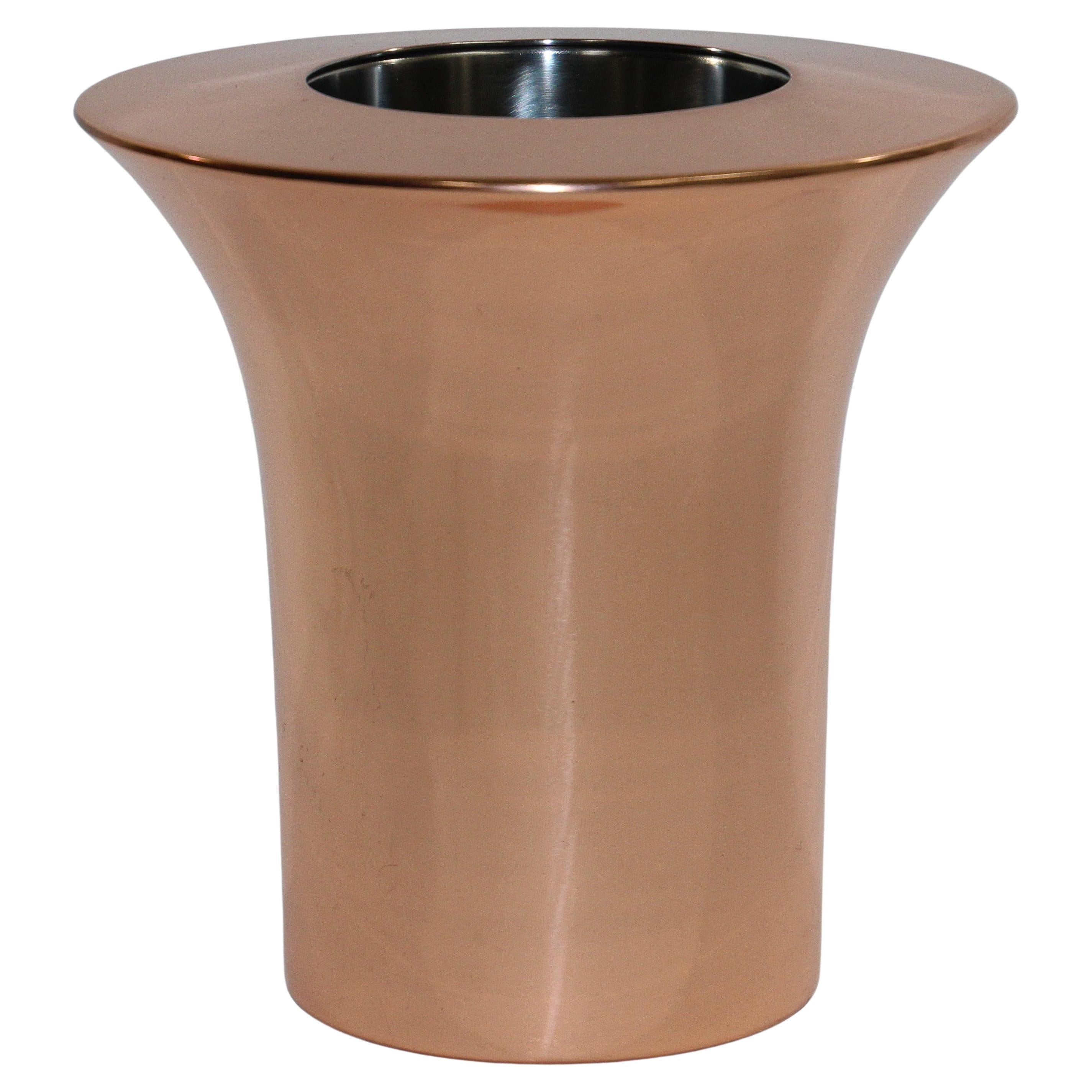 Enfriador de vino de cobre para bar modernista de Tom Dixon London en venta