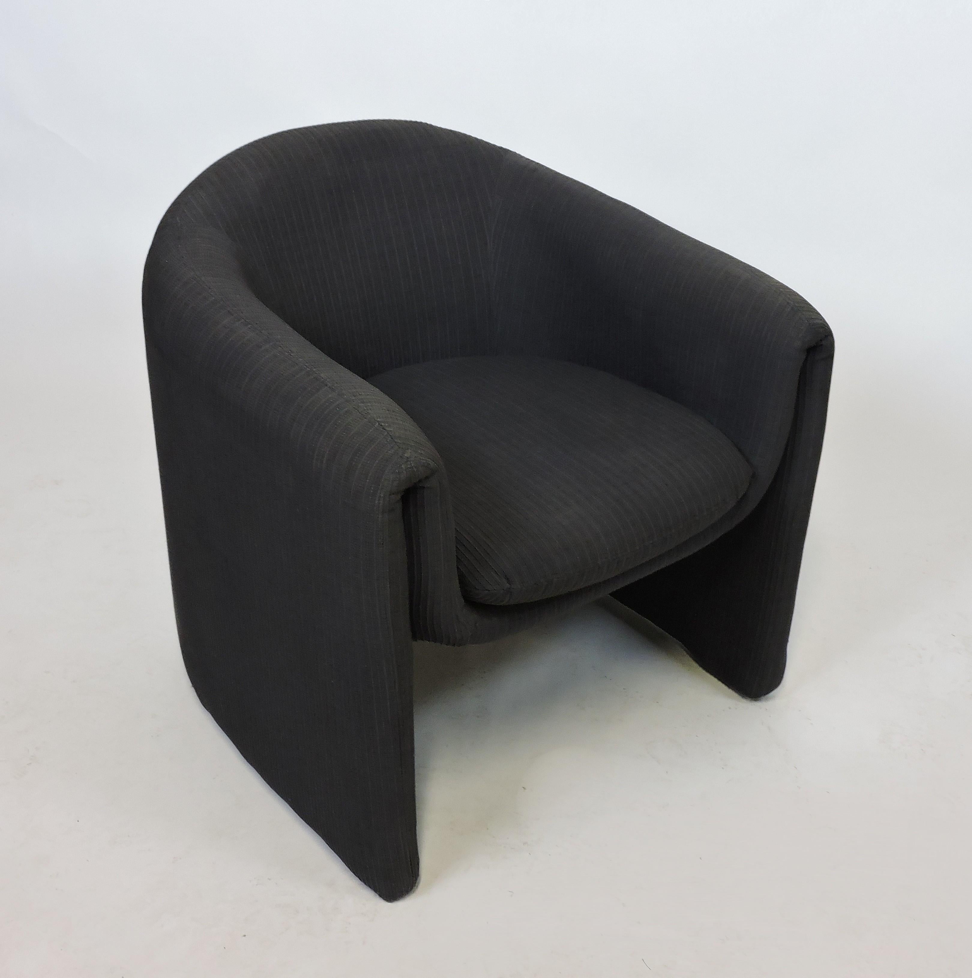 American Modernist Barrel Back Club Lounge Chair by Preview