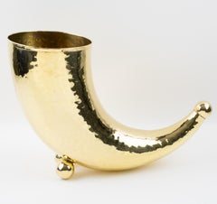 Porte-bouteille ou vase moderniste, Horn of Plenty Design, circa 1980