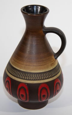 Modernist Bauhaus Ceramic Vase, Germany, 1961