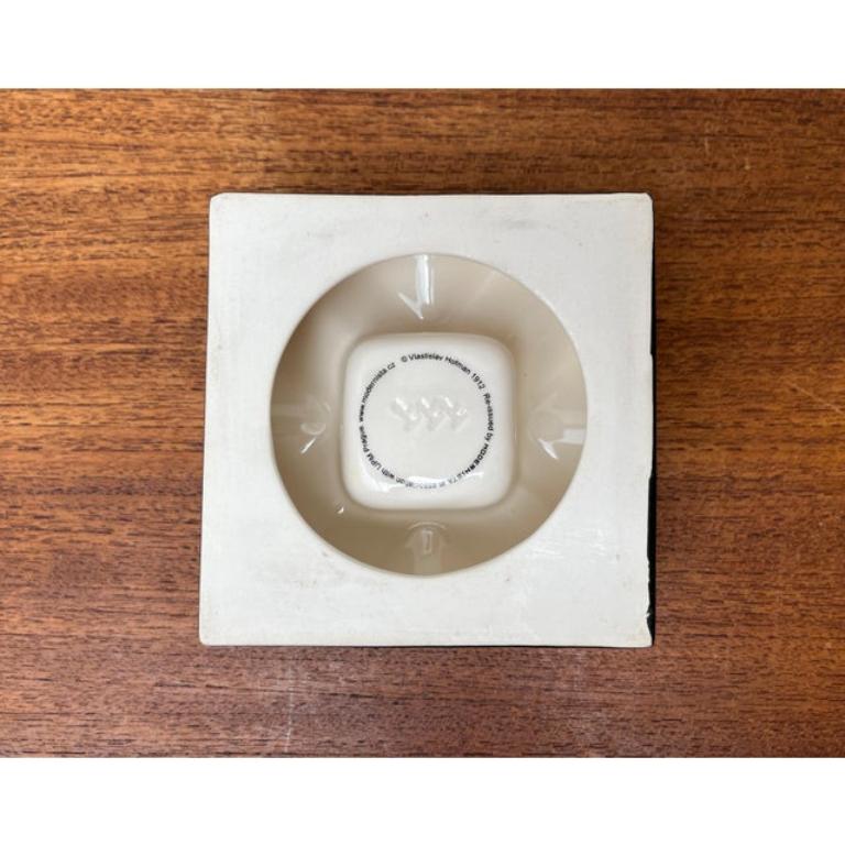 Cenicero de cerámica checo modernista Bauhaus Repro de Vlastislav Hofman en venta 1