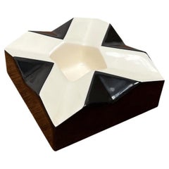 Cenicero de cerámica checo modernista Bauhaus Repro de Vlastislav Hofman