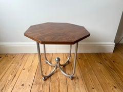 Modernist Bauhaus octagonal side table