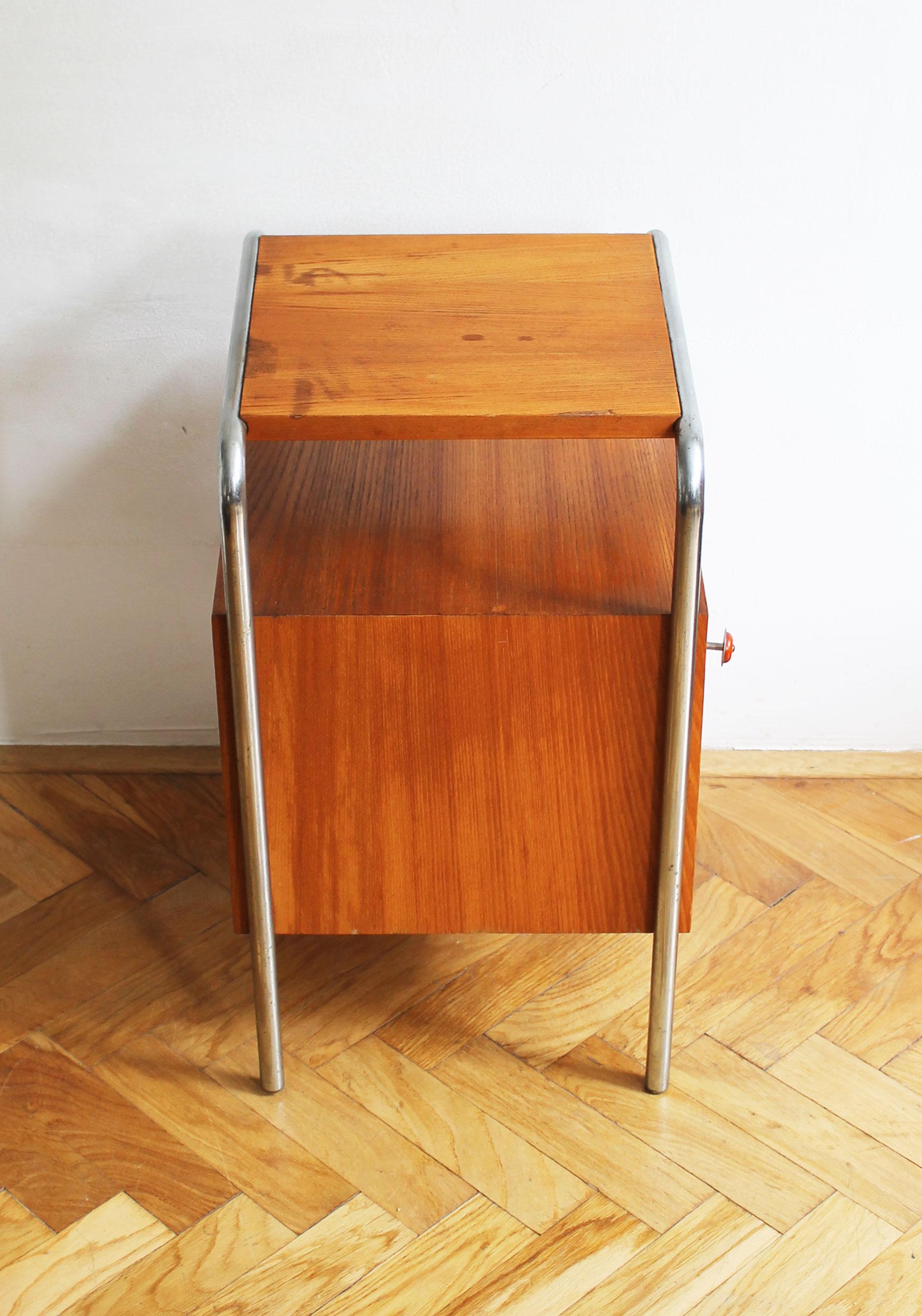 Modernist Bedside table Model N6 by Slezak 5