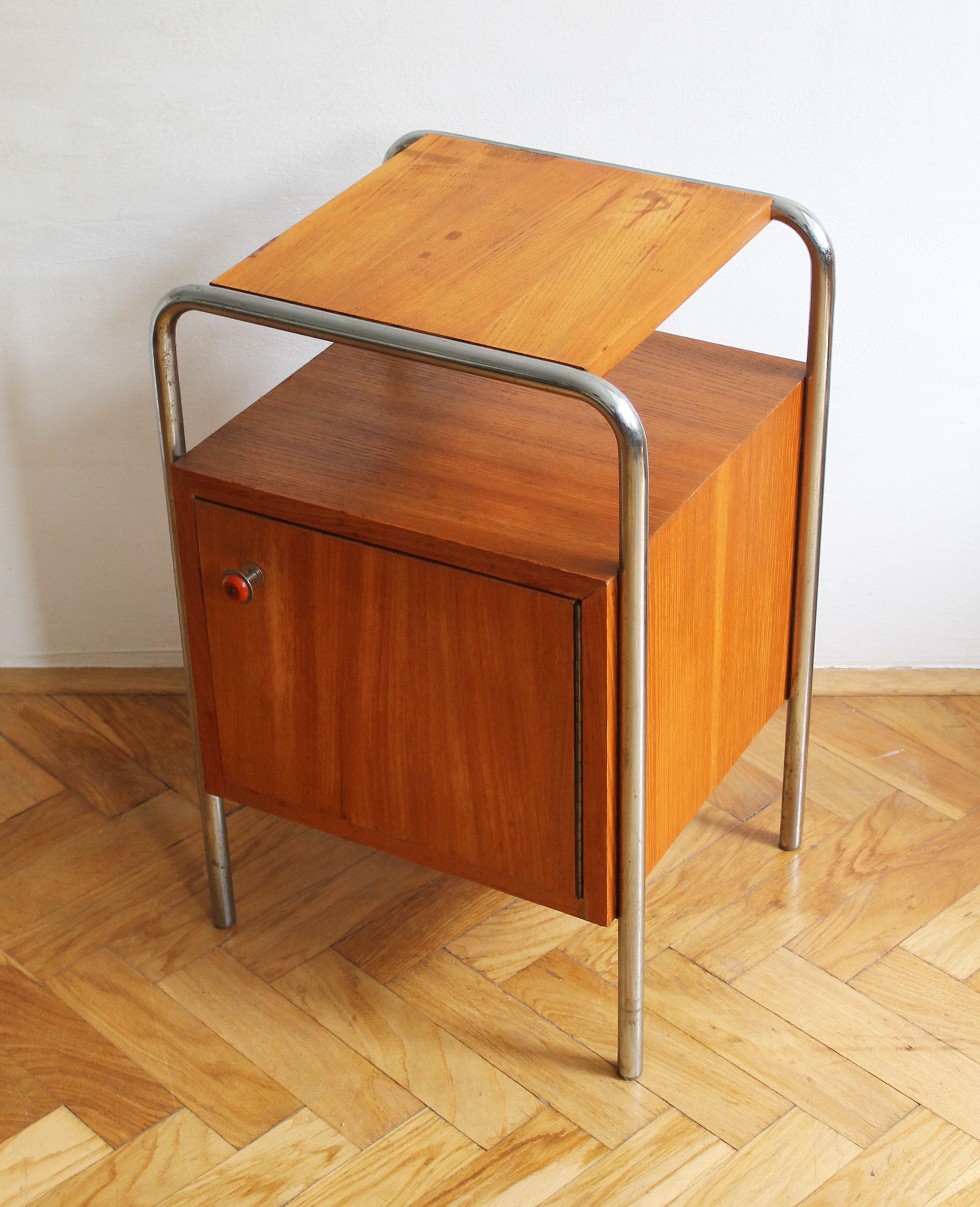 Other Modernist Bedside table Model N6 by Slezak