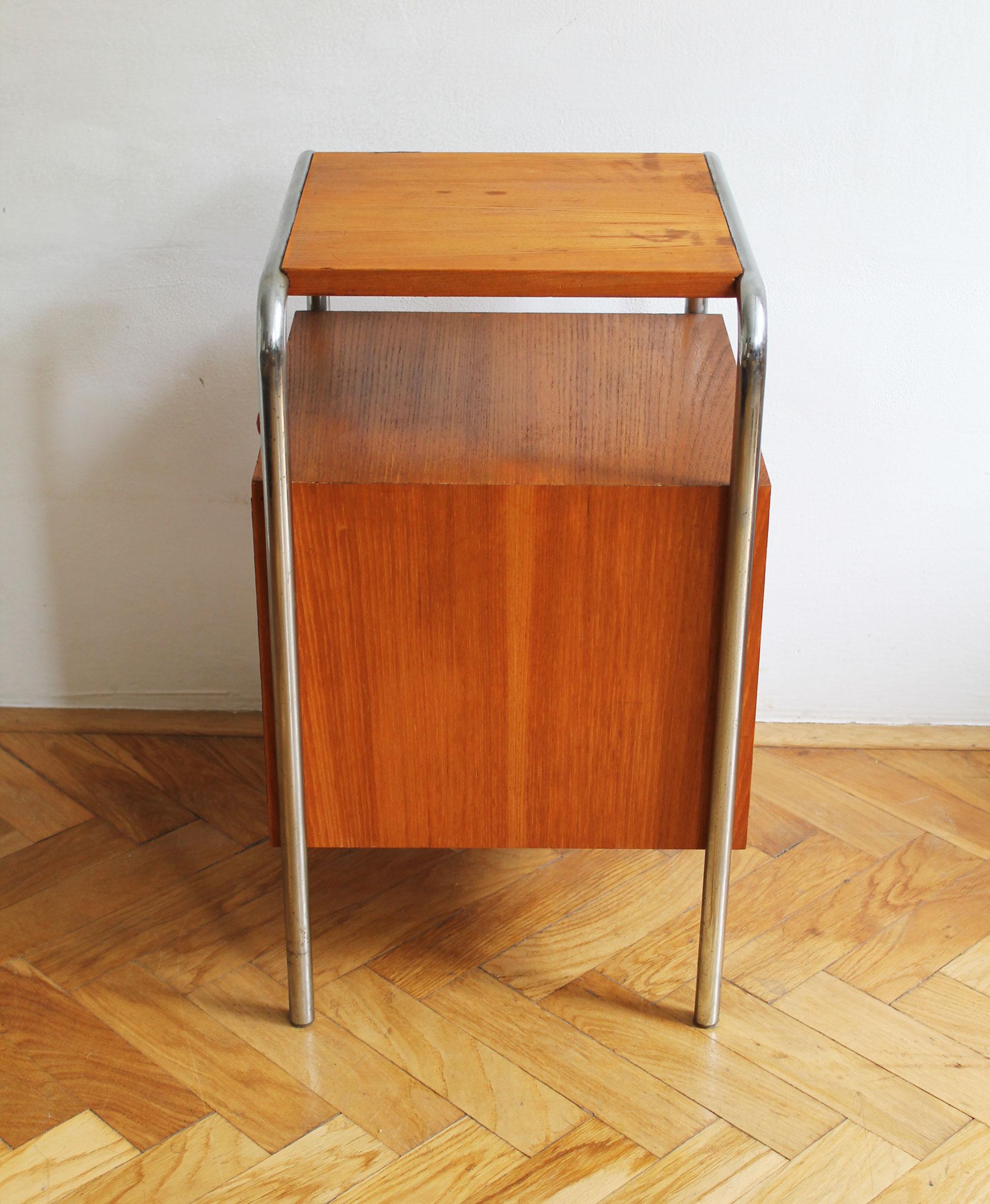 Modernist Bedside table Model N6 by Slezak 1