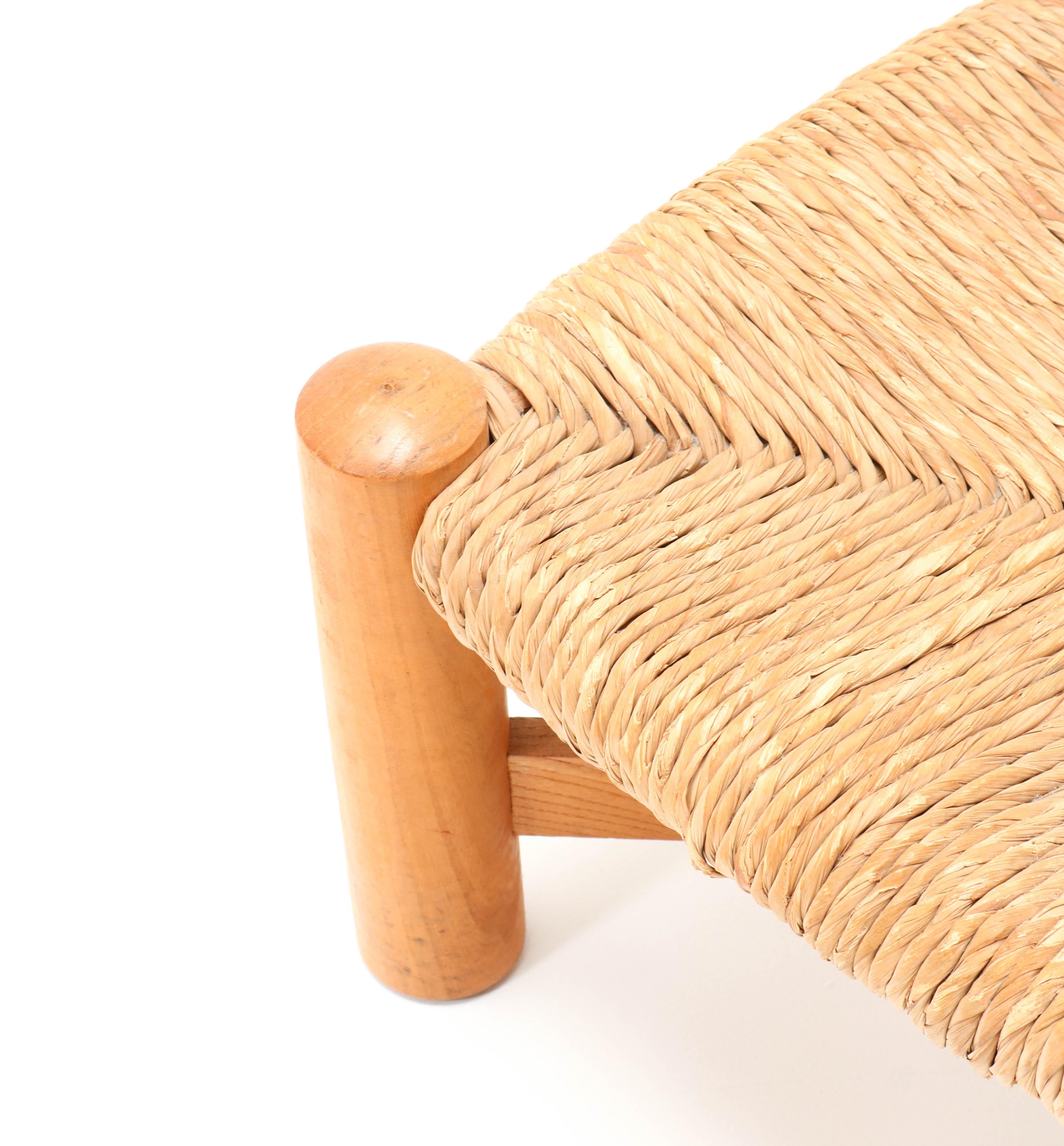 Modernist Beech Stool by Wim Den Boon, 1950s In Good Condition In Amsterdam, NL
