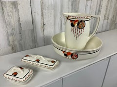 Modernist Belgian Boch Freres Gentlemans Wash Set