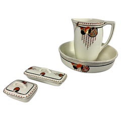 Set di lavaggio modernista belga Boch Freres Gentlemans
