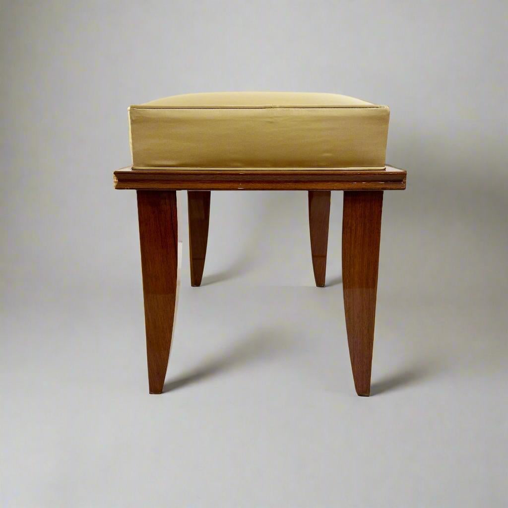 Modernist Bench in the style of Leleu In New Condition For Sale In New York, NY