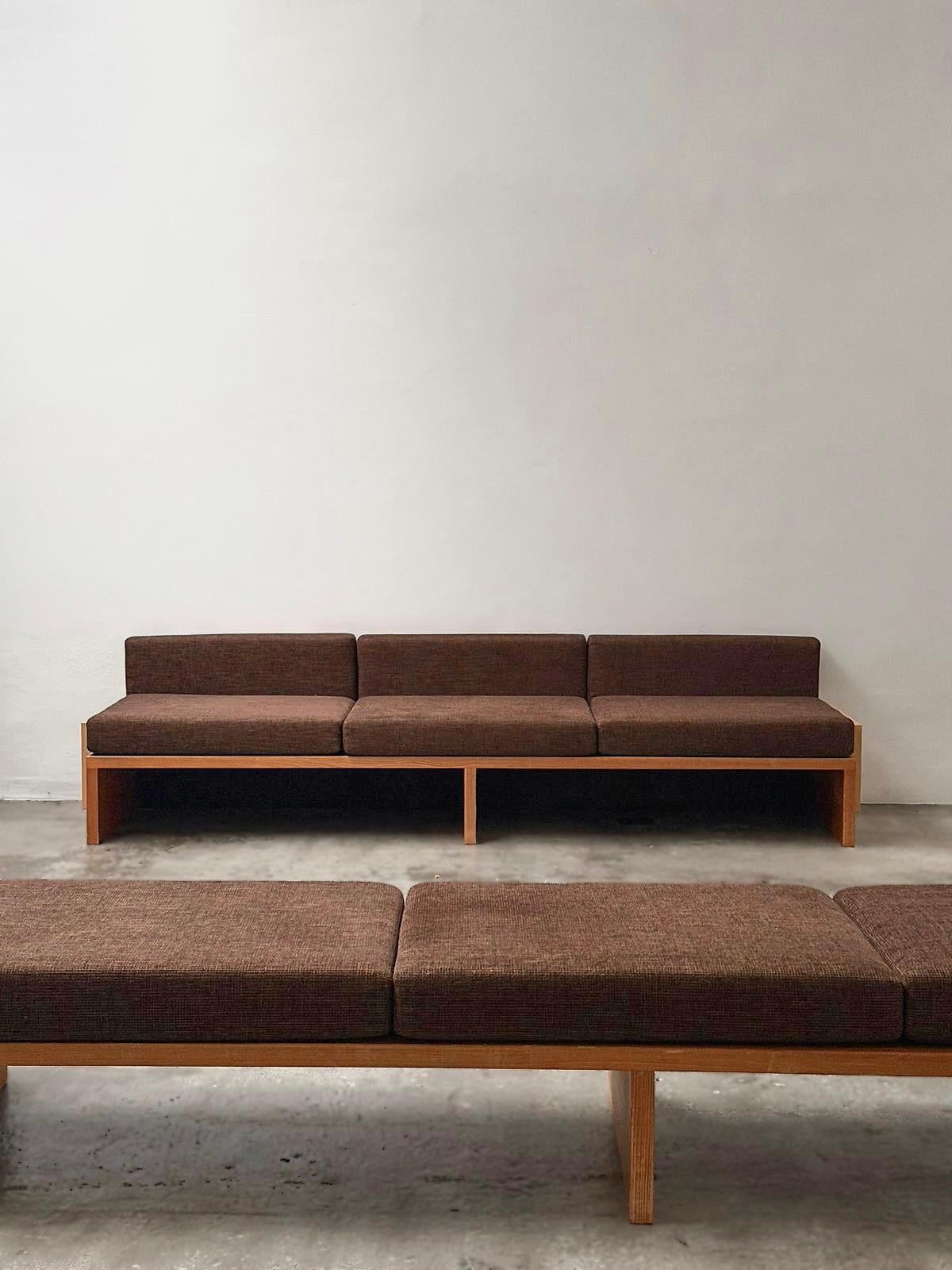 Modernist Benches and Stool, c.1970 For Sale at 1stDibs