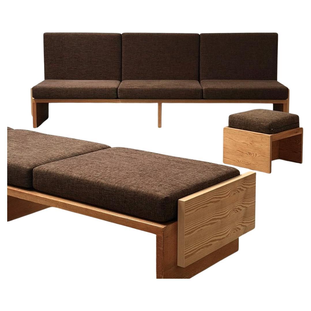 Modernist Benches and Stool, c.1970