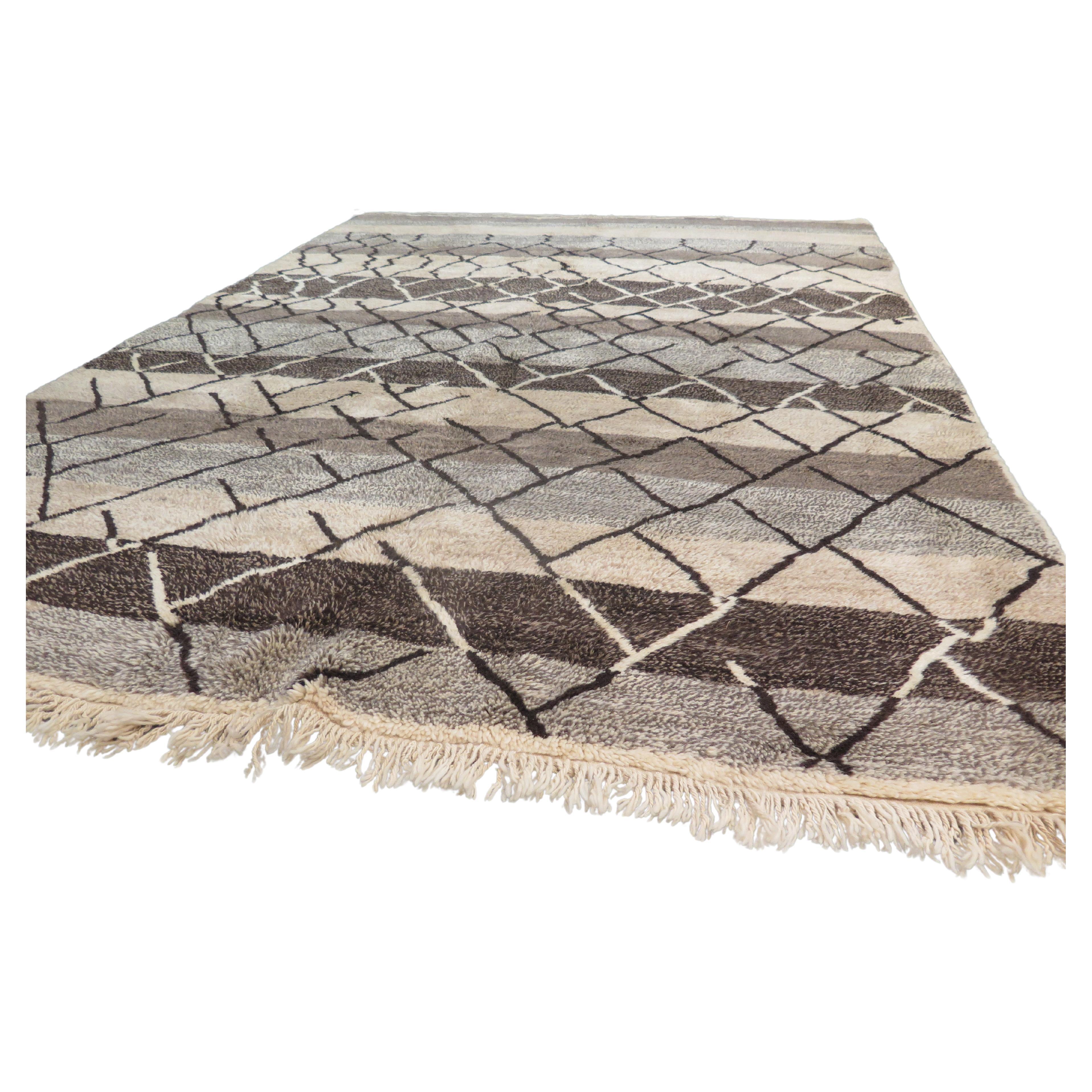 Modernist Beni Ourain Carpet For Sale