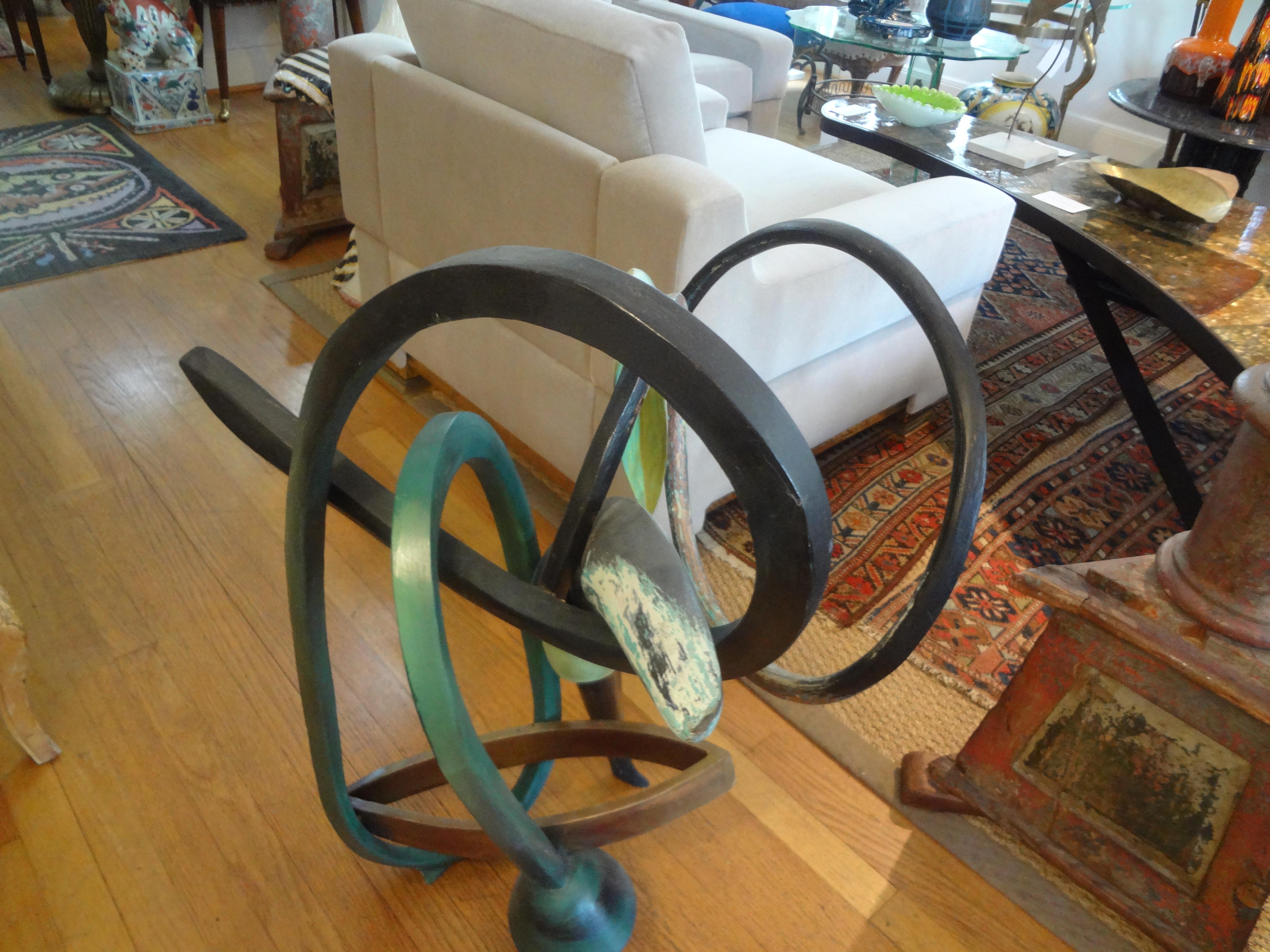 Modernist Bentwood Abstract Sculpture For Sale 3