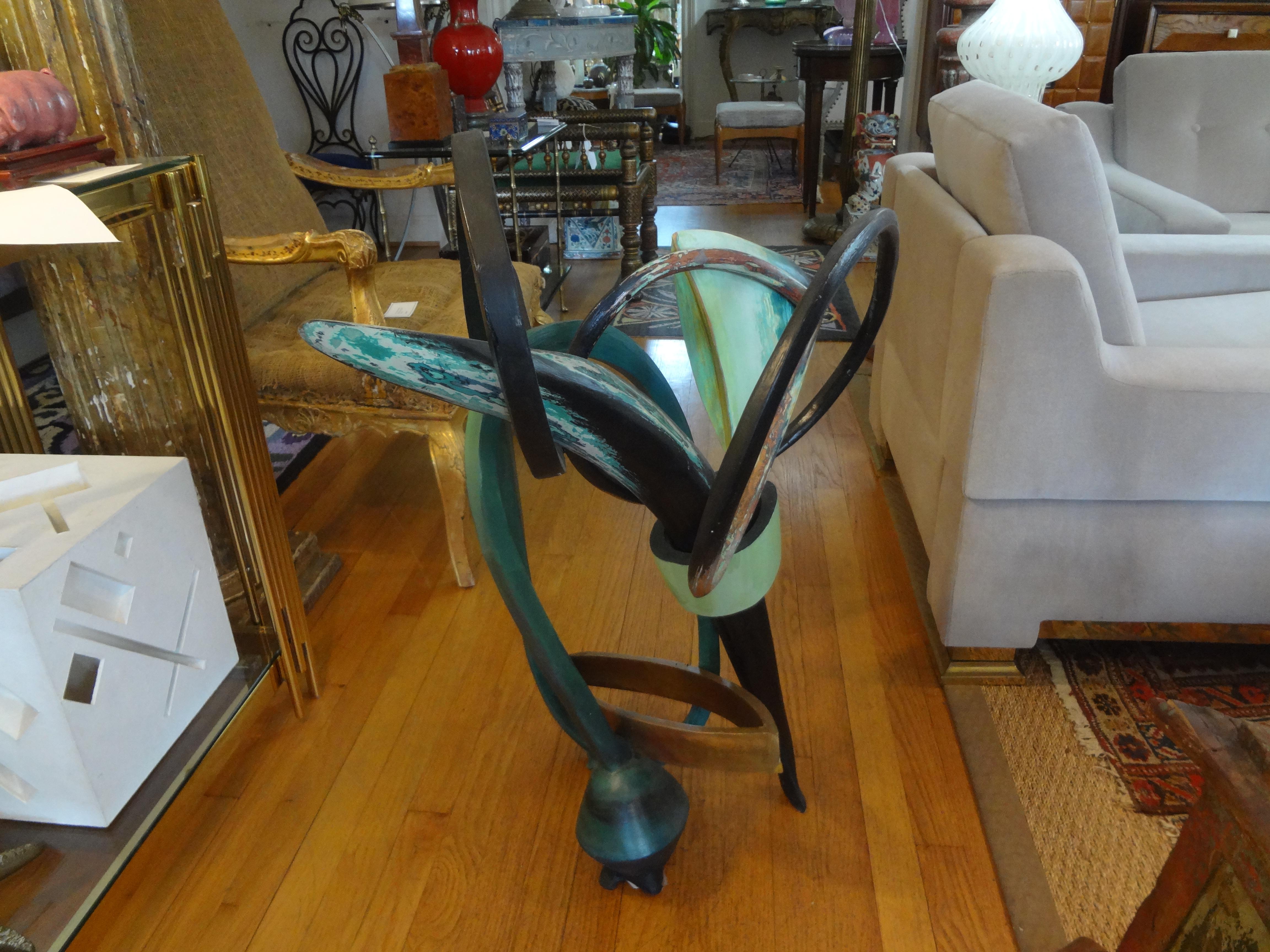 Modernist Bentwood Abstract Sculpture For Sale 5