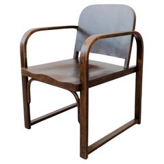 Modernist bentwood armchair Thonet A 745 F, 1930s