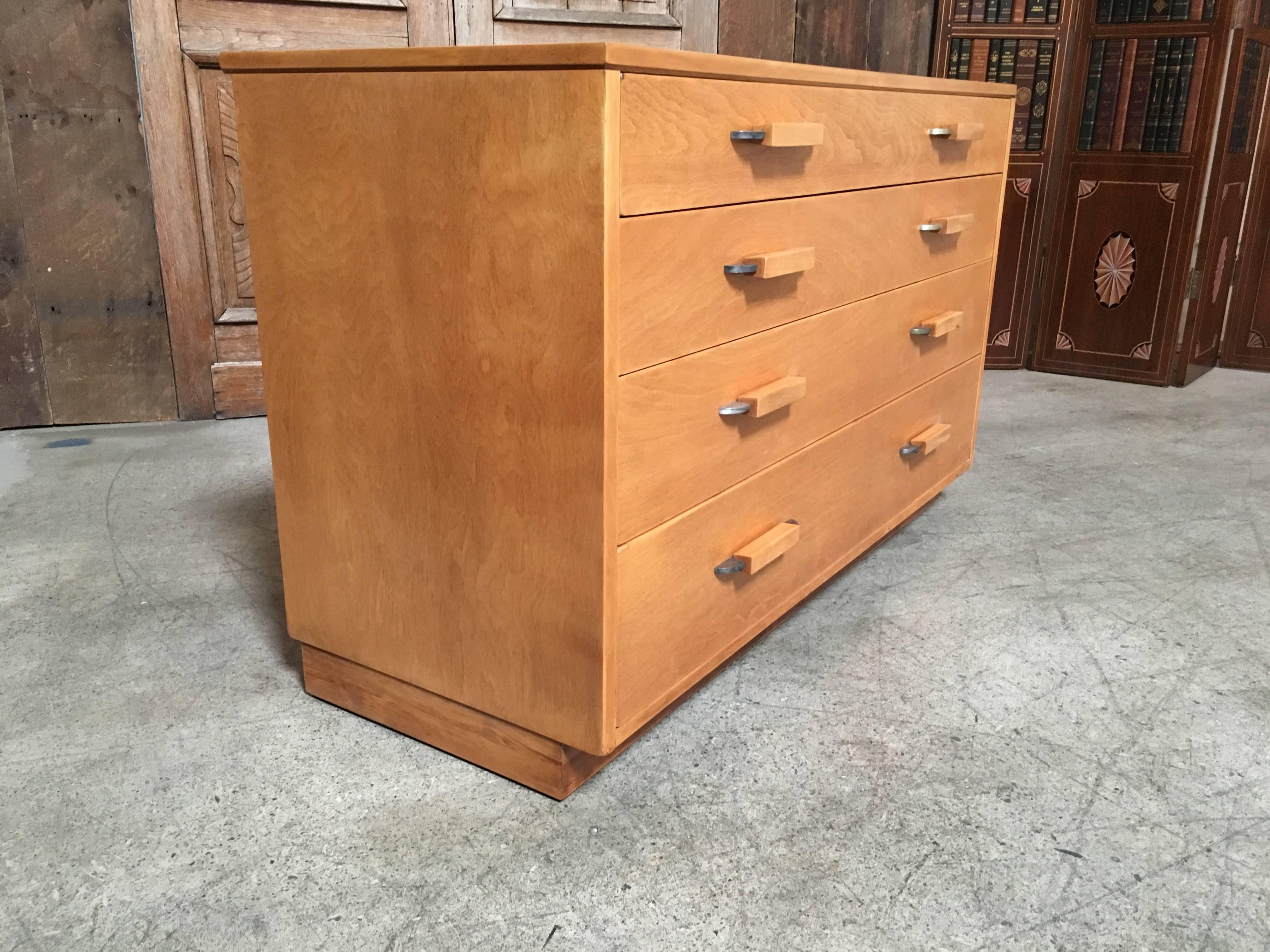 Modernist Birch Dresser Designed by Eliel Saarinen 1