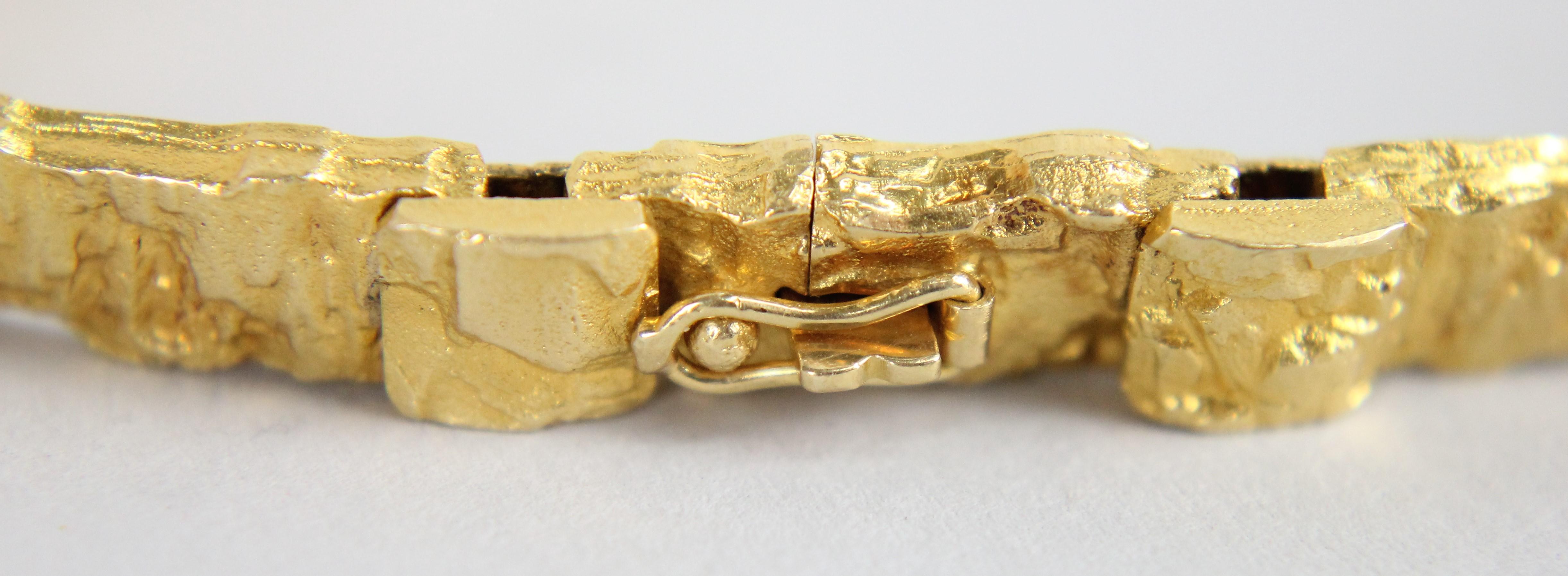 Modernist Björn Weckström, Lapponia 18k Gold, Bracelet 