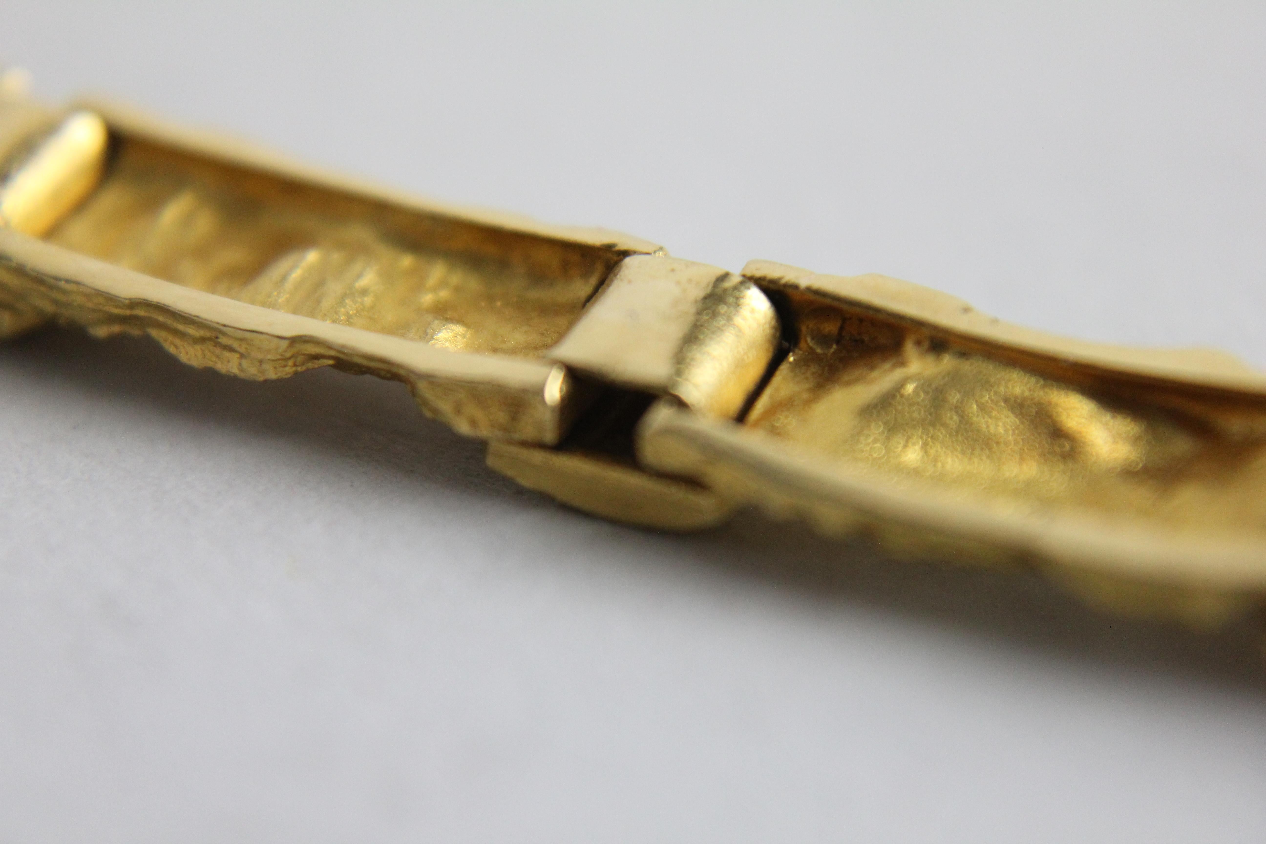 Modernist Björn Weckström, Lapponia 18k Gold, Bracelet 
