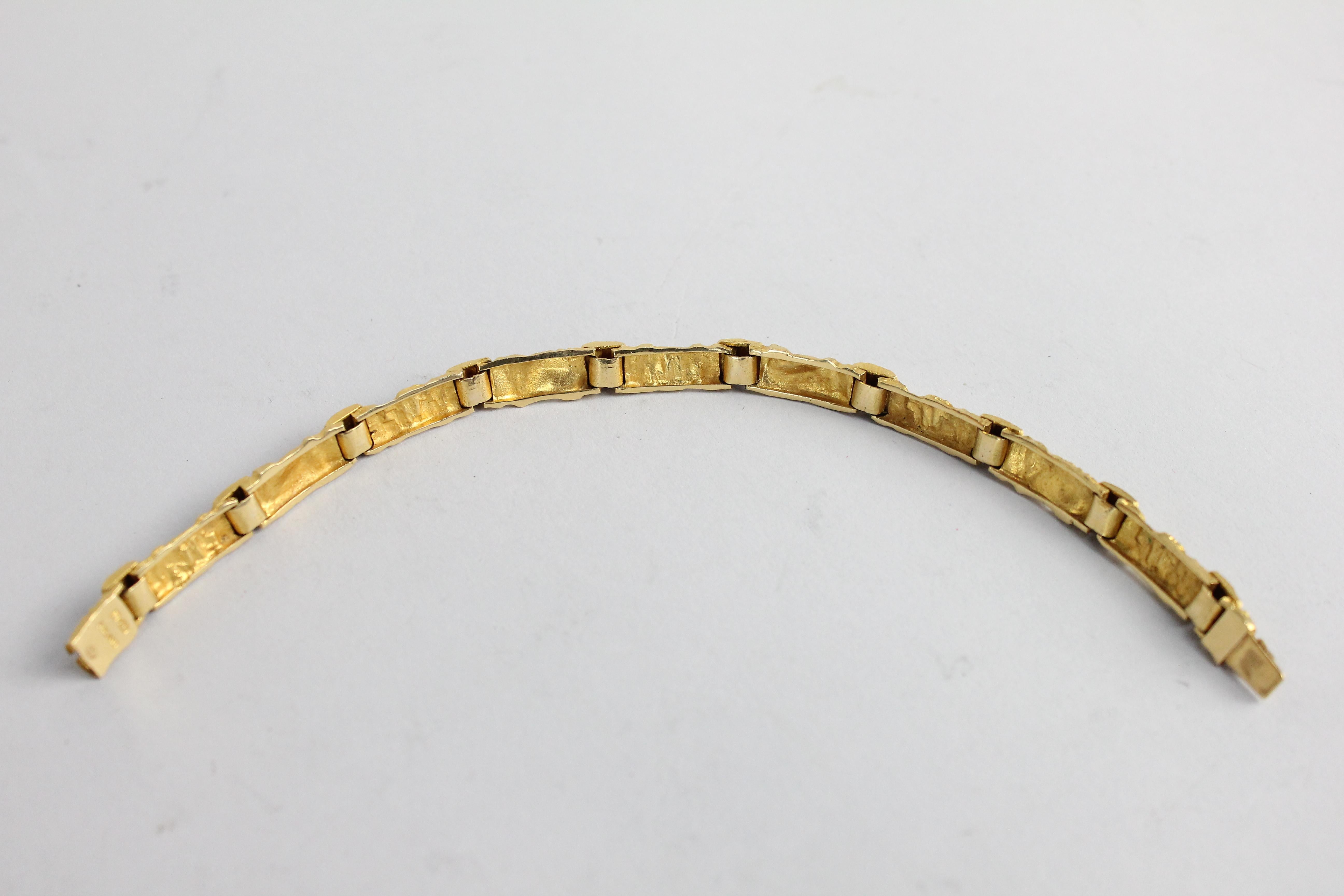 Modernist Björn Weckström, Lapponia 18k Gold, Bracelet 