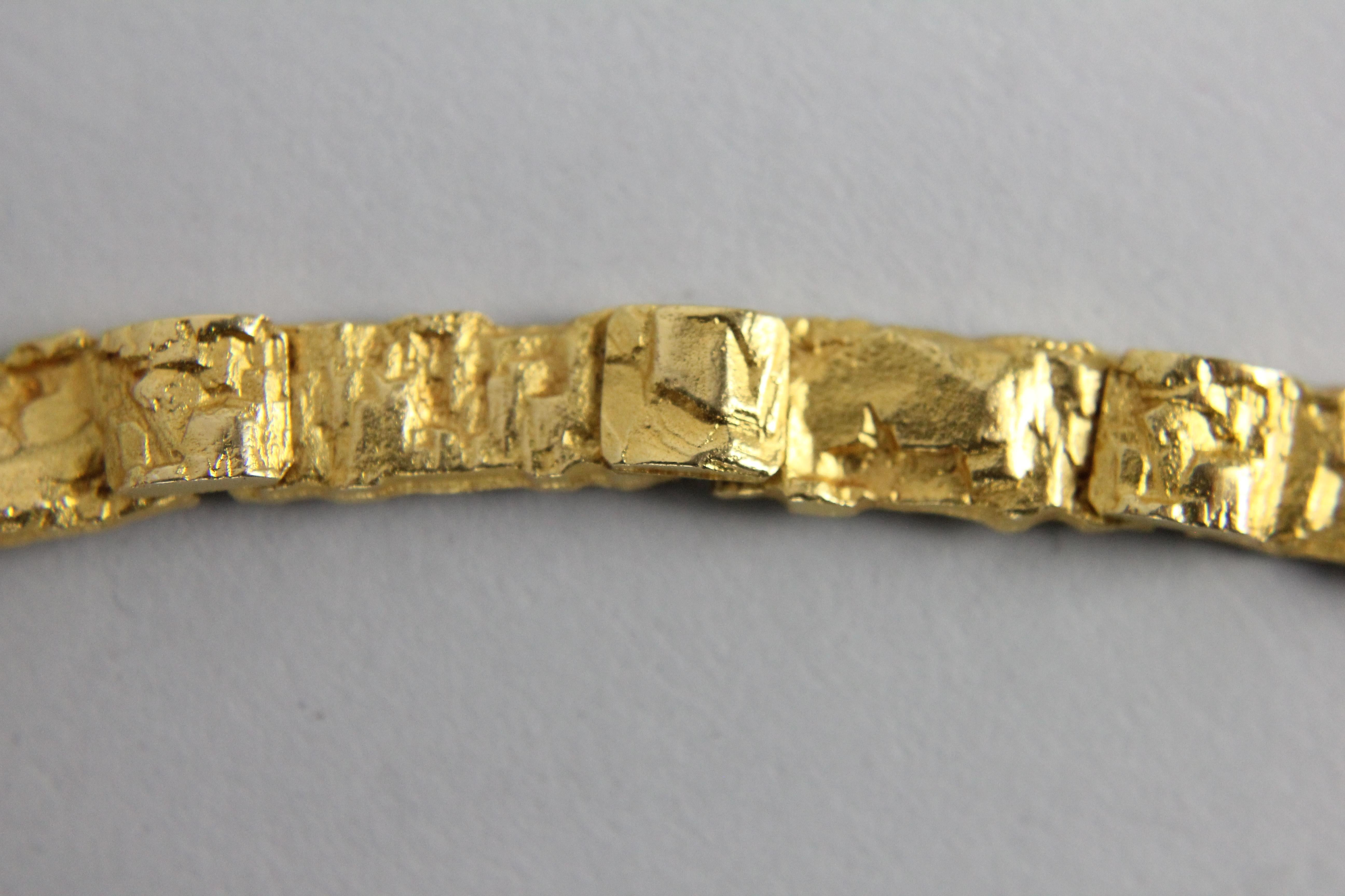 Women's or Men's Modernist Björn Weckström, Lapponia 18k Gold, Bracelet 