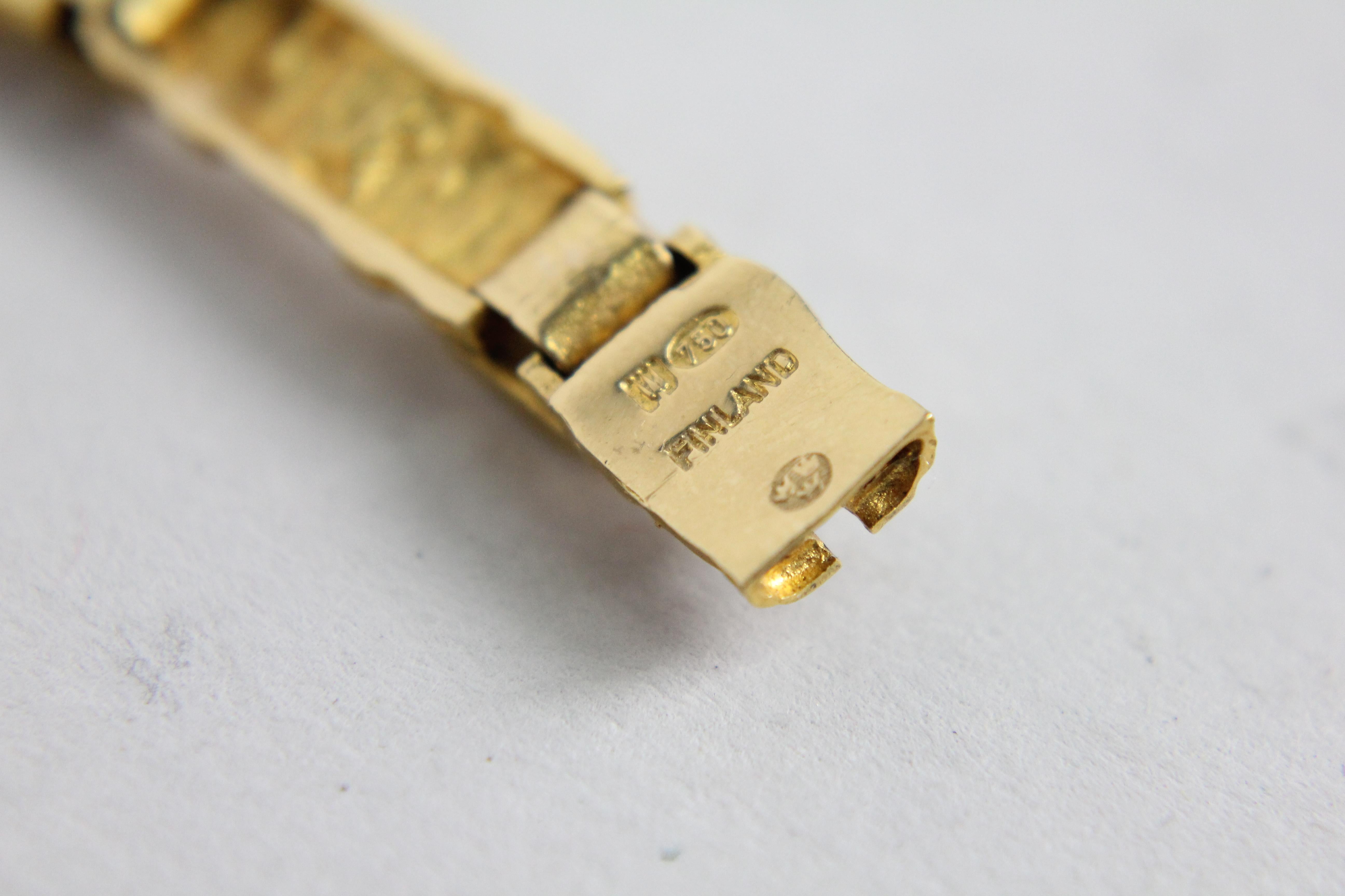 Modernist Björn Weckström, Lapponia 18k Gold, Bracelet 