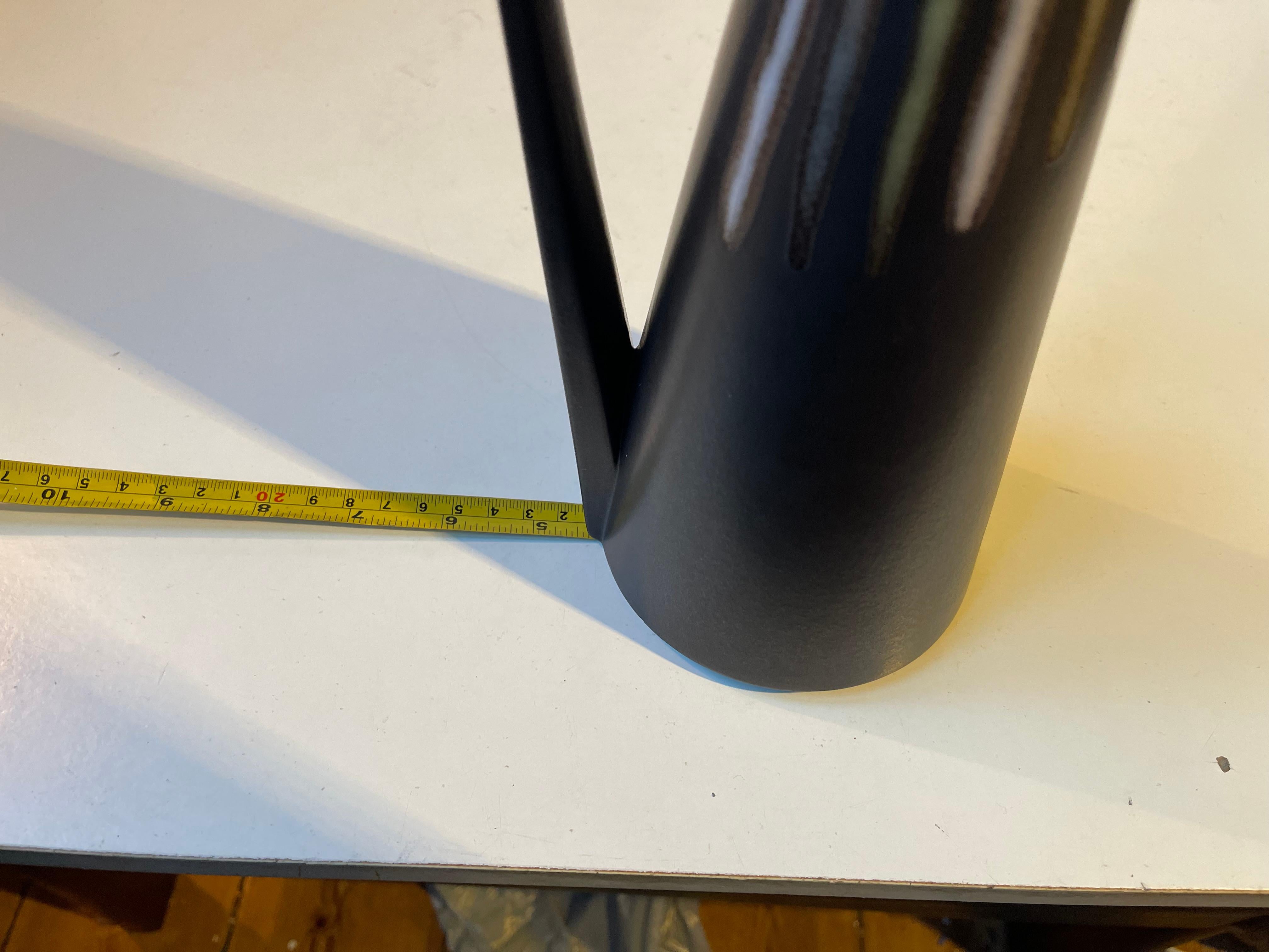Modernist Black Ceramic Pitcher by Svend Aage Holm-Sørensen for Søholm, 1960s For Sale 3