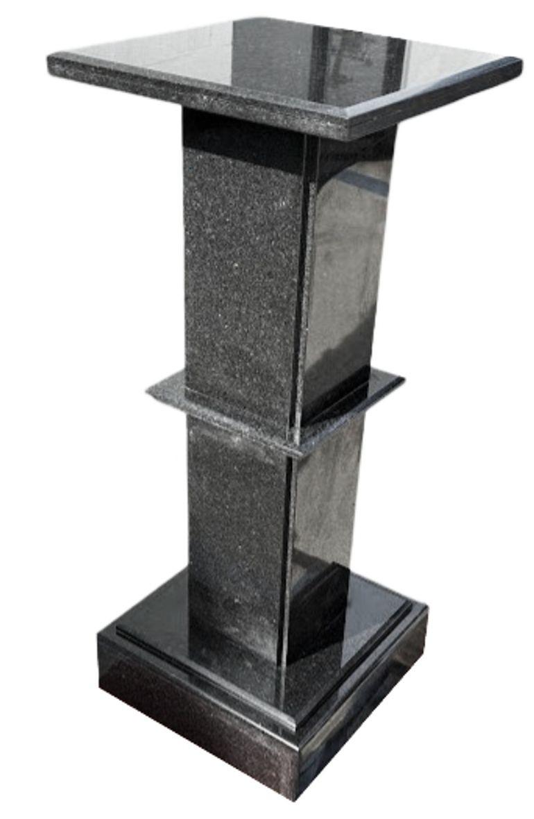 Pedestal cuadrado modernista de granito negro Granito en venta
