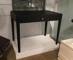 Modernist Blackened Oak Desk Attributed to Emile-Jacques Ruhlmann, France, 1932