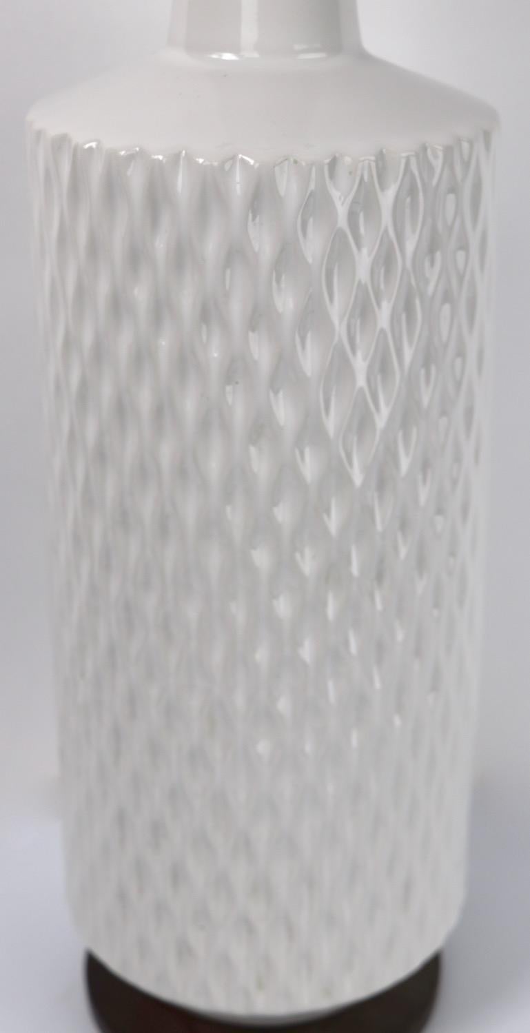 Modernist Blanc de Chine Table Lamp For Sale 1