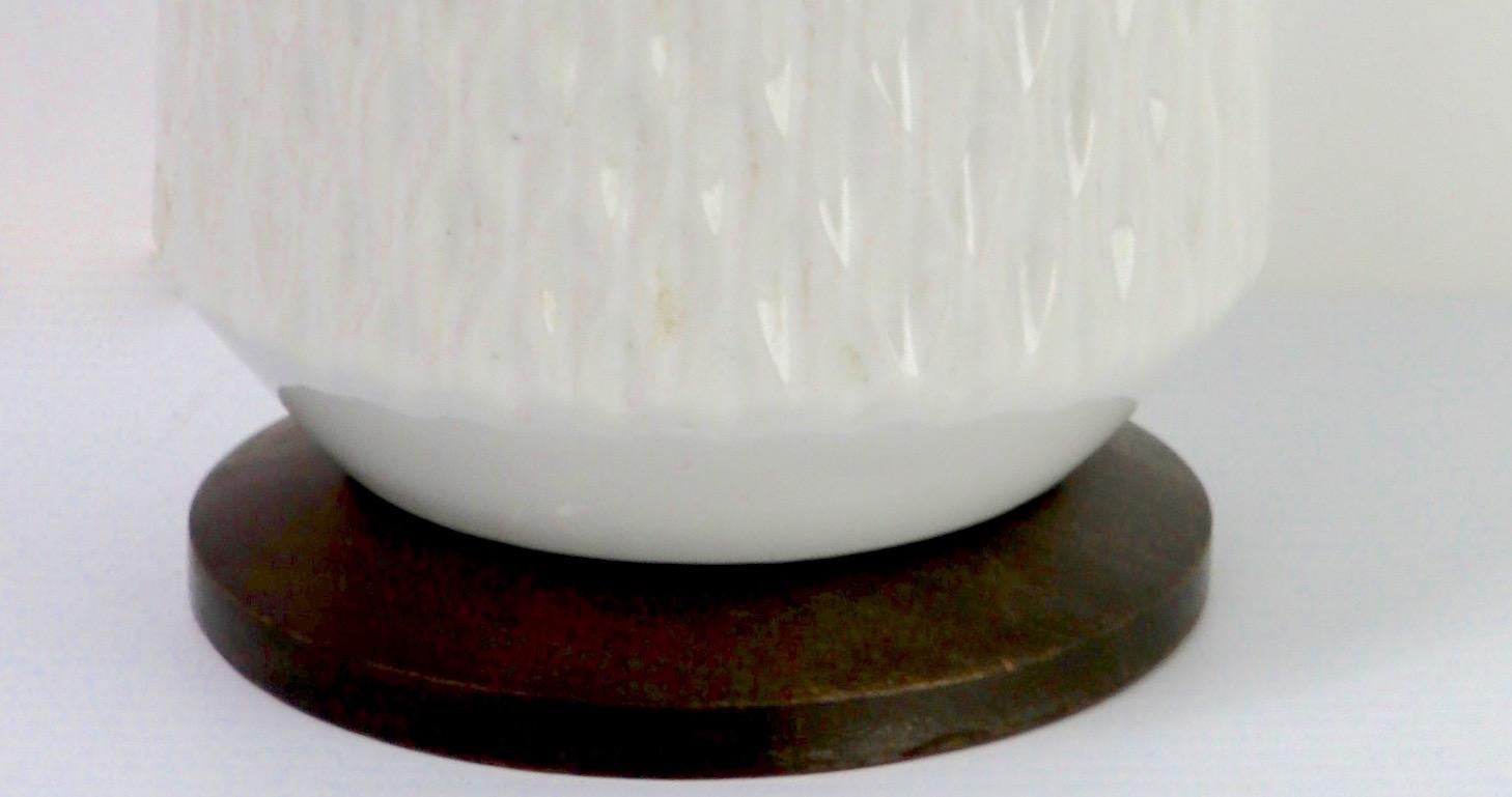 Modernist Blanc de Chine Table Lamp For Sale 3